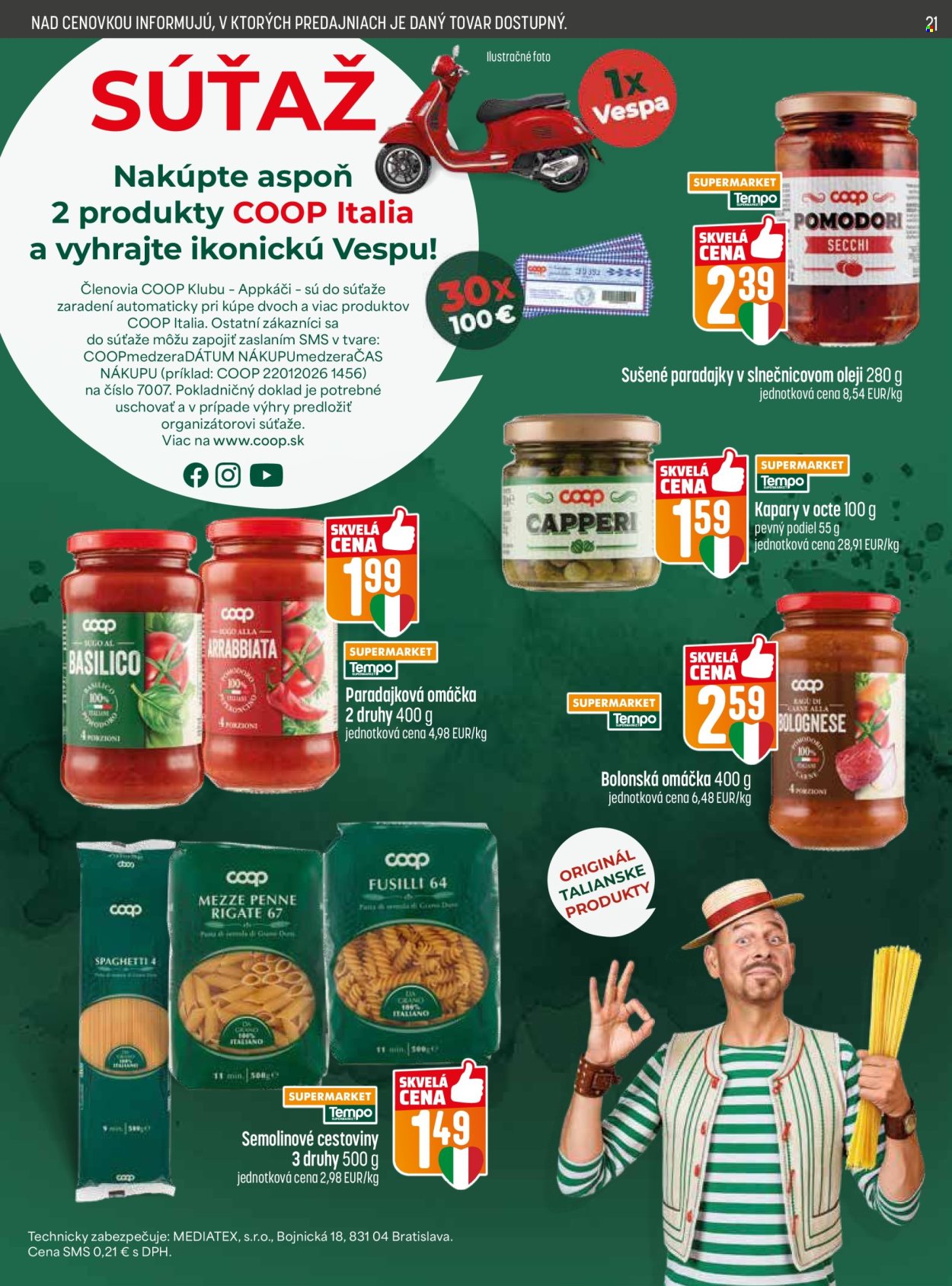 Leták COOP Jednota - 12.2.2026 - 18.2.2026. Strana 21