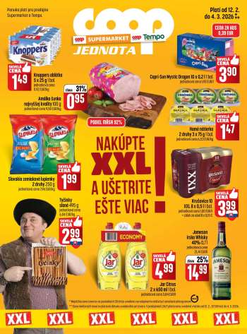 Leták COOP Jednota - 12.2.2026 - 4.3.2026.