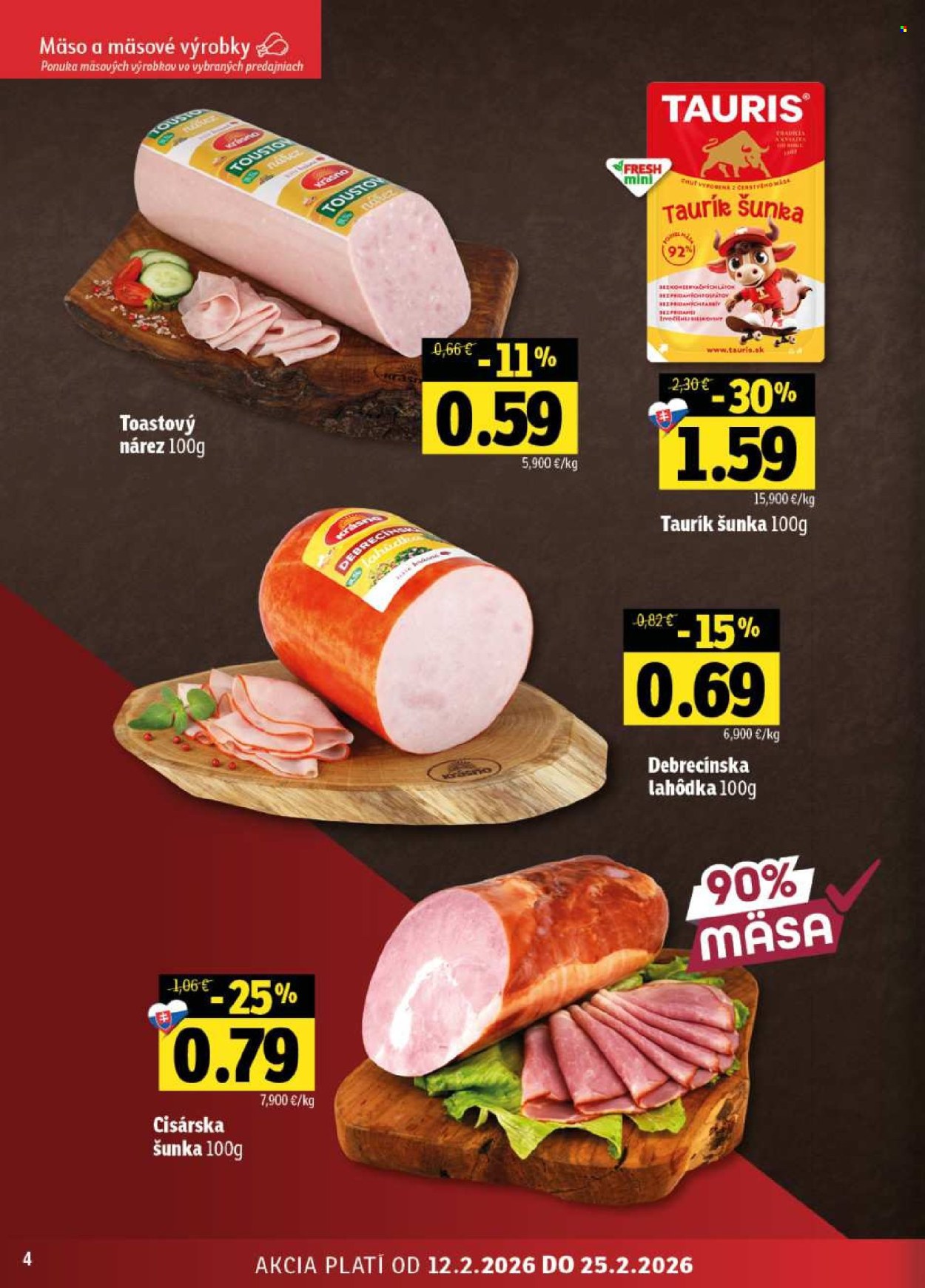 Leták FRESH - 12.2.2026 - 25.2.2026. Strana 4