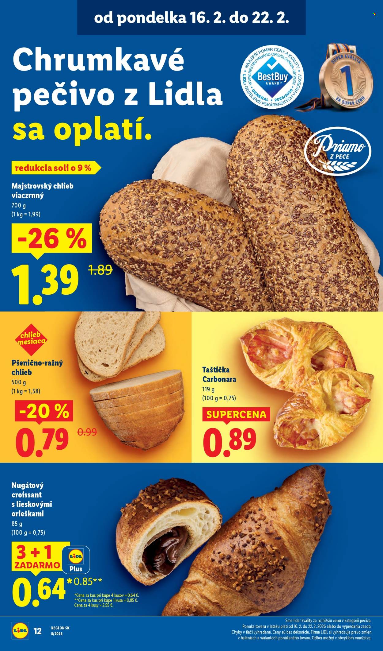 Leták Lidl - 16.2.2026 - 22.2.2026. Strana 12