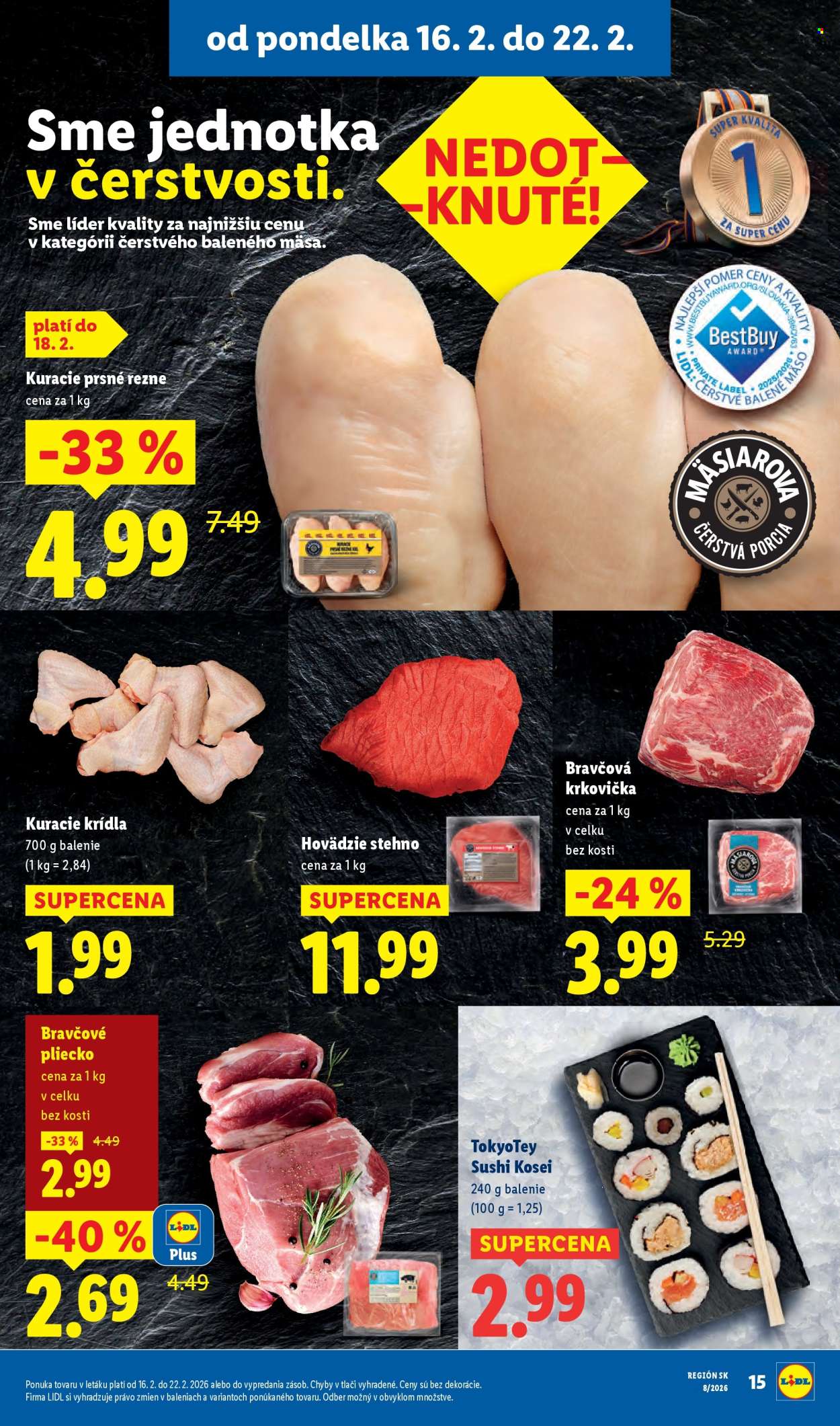 Leták Lidl - 16.2.2026 - 22.2.2026. Strana 15