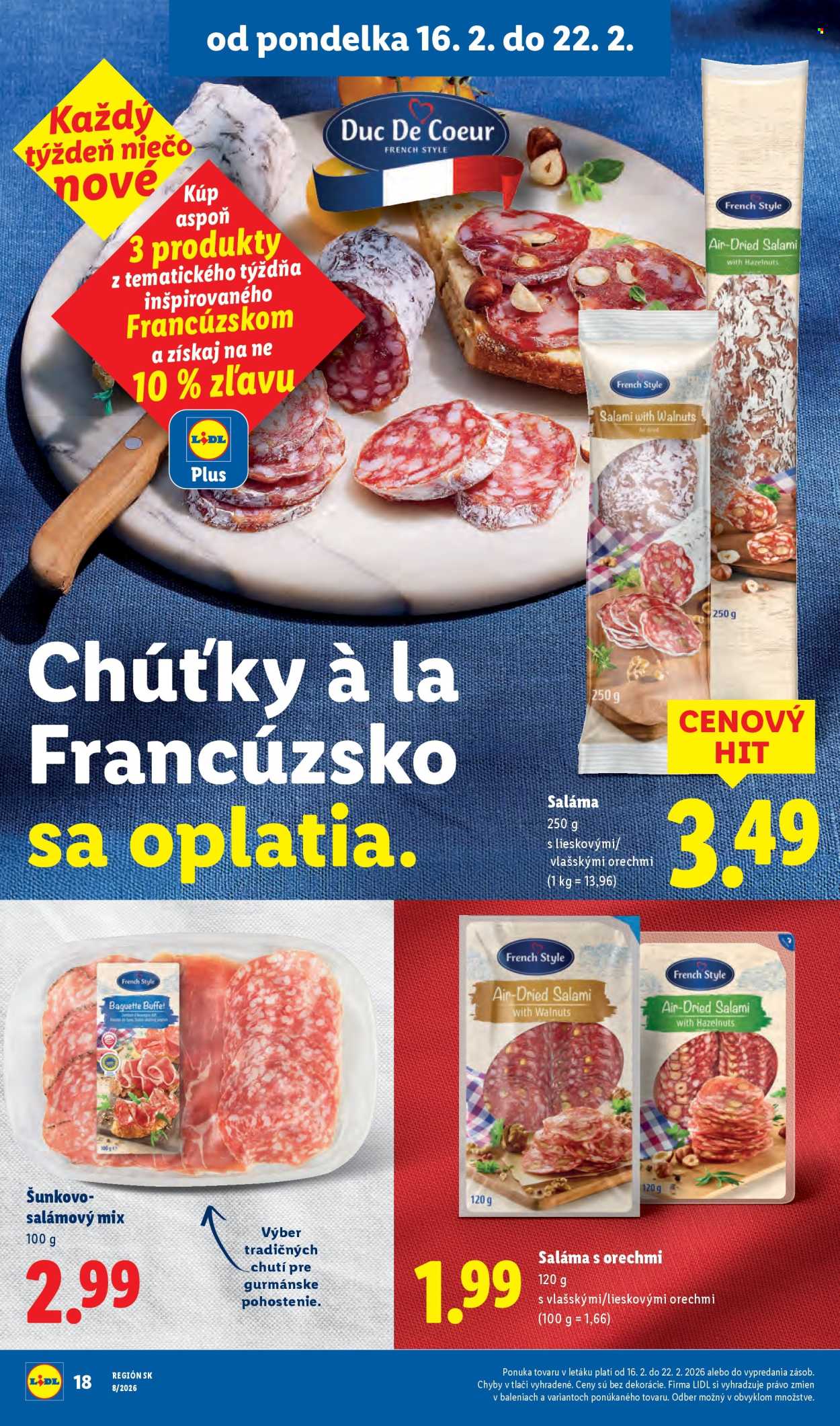 Leták Lidl - 16.2.2026 - 22.2.2026. Strana 18