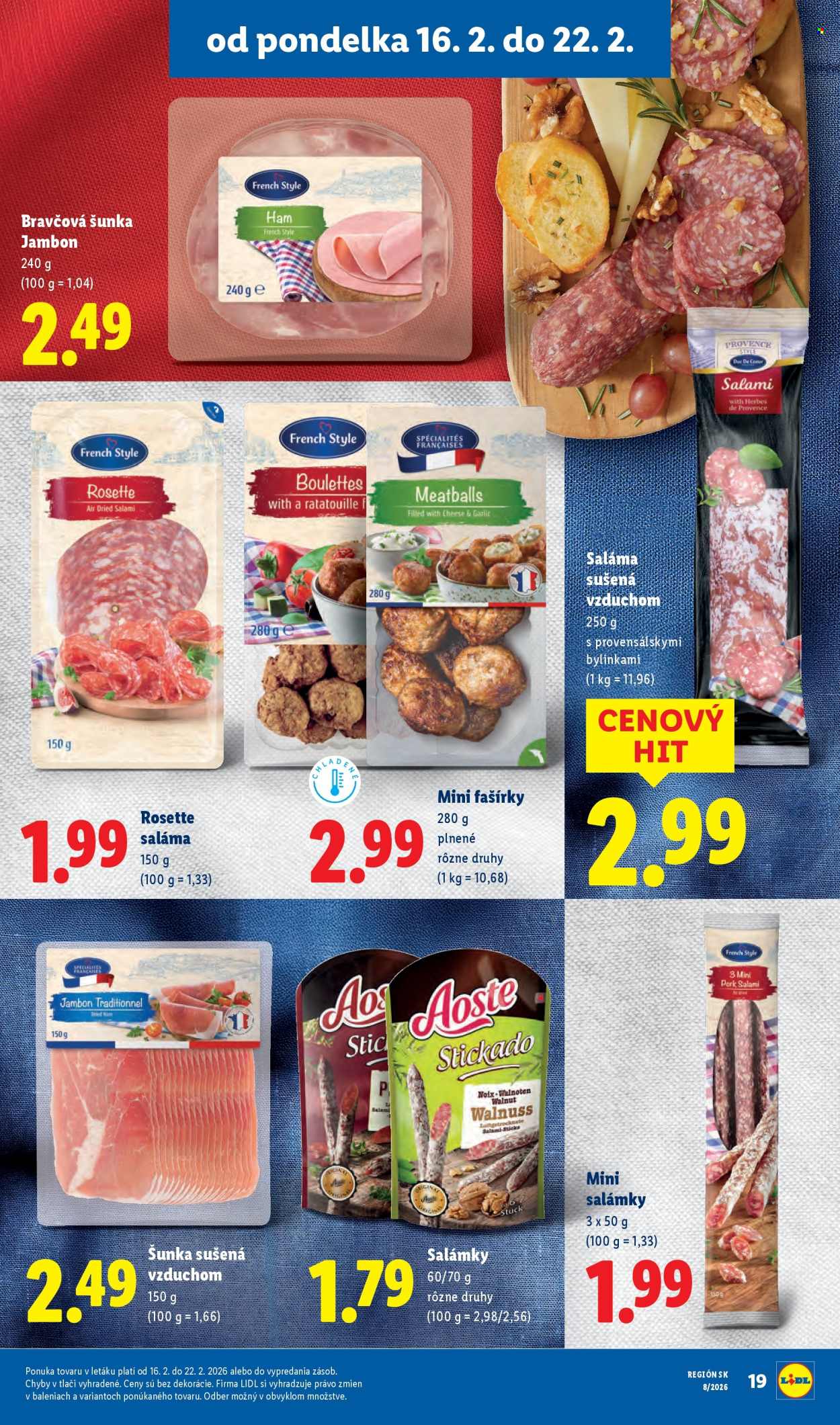Leták Lidl - 16.2.2026 - 22.2.2026. Strana 19