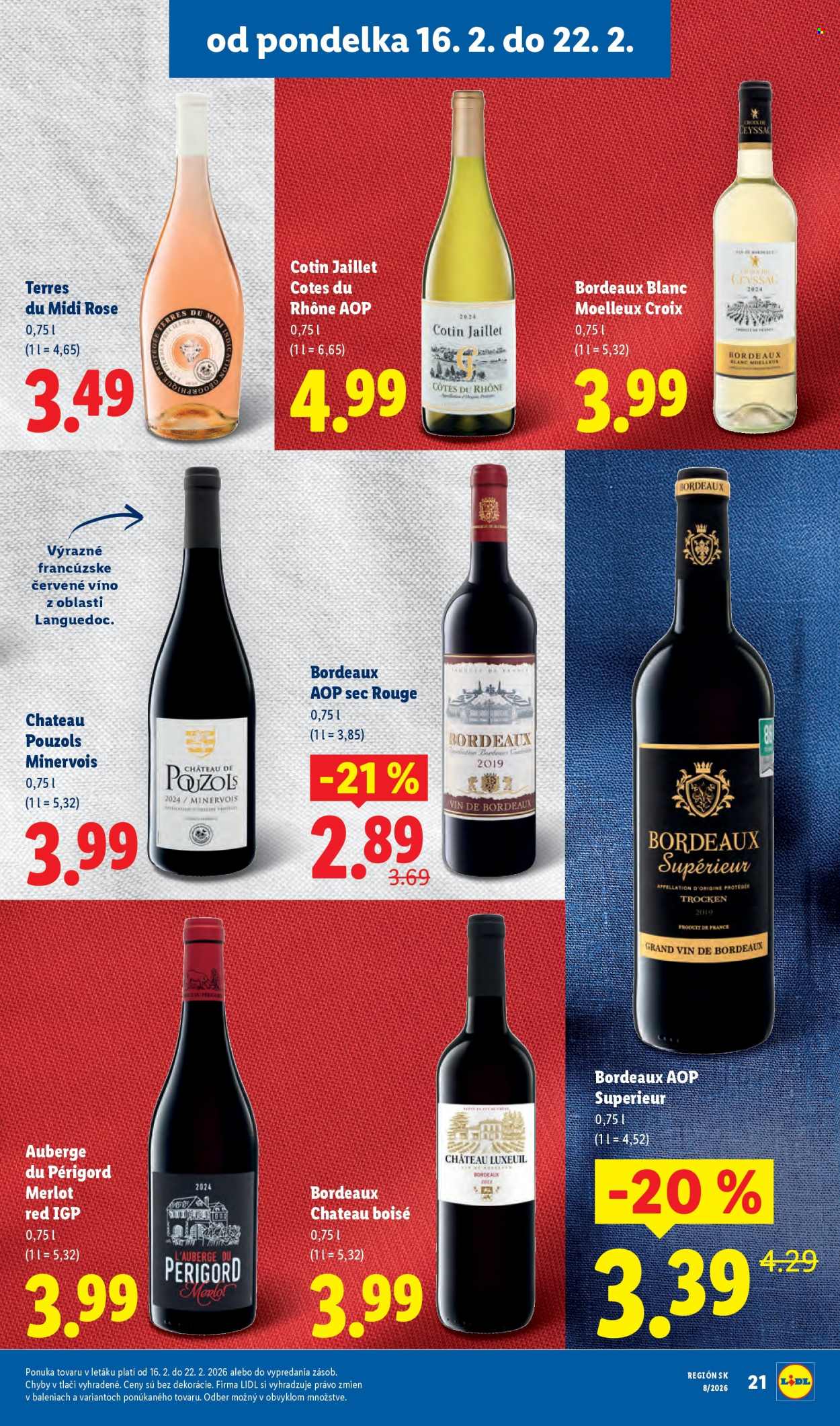 Leták Lidl - 16.2.2026 - 22.2.2026. Strana 21