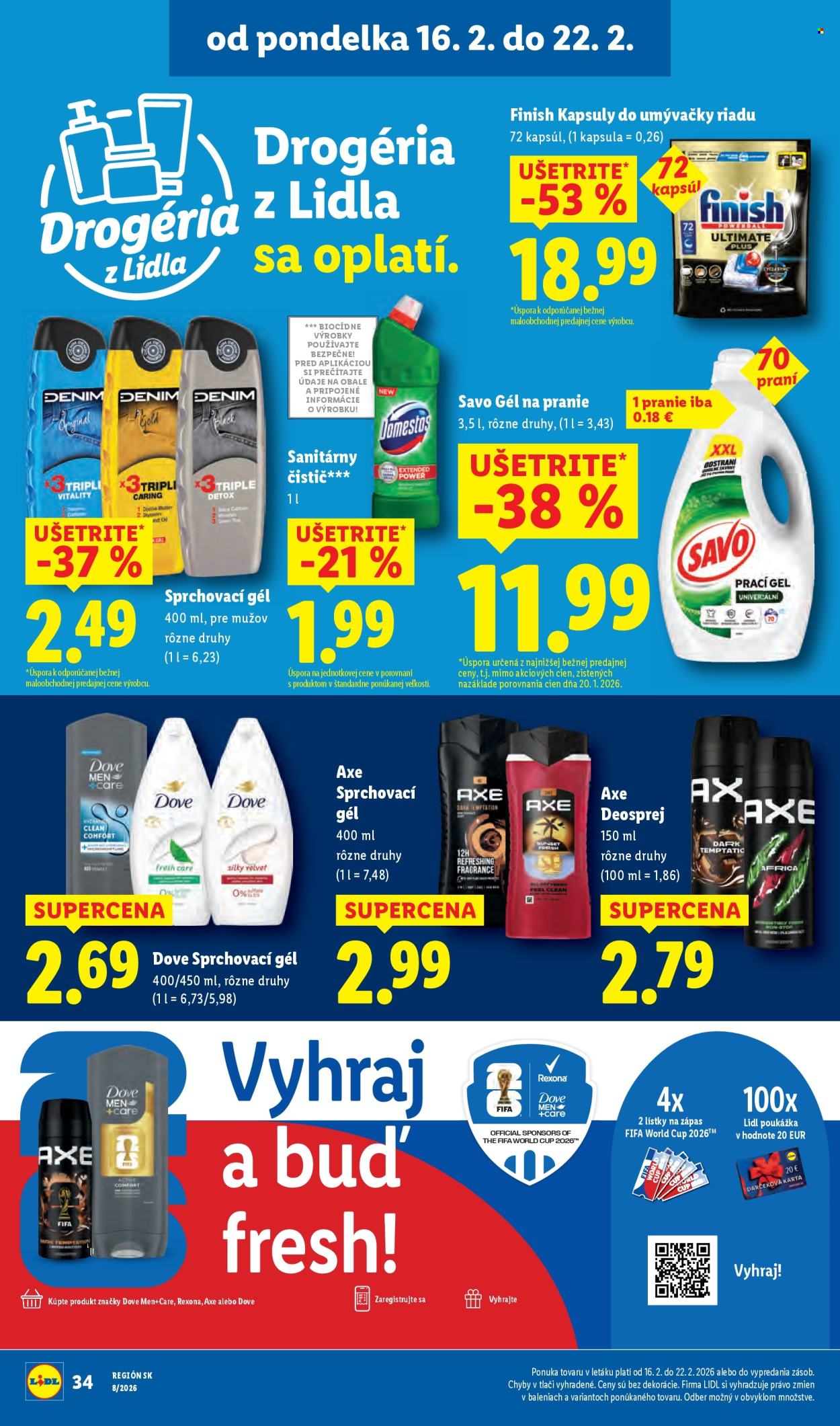 Leták Lidl - 16.2.2026 - 22.2.2026. Strana 38