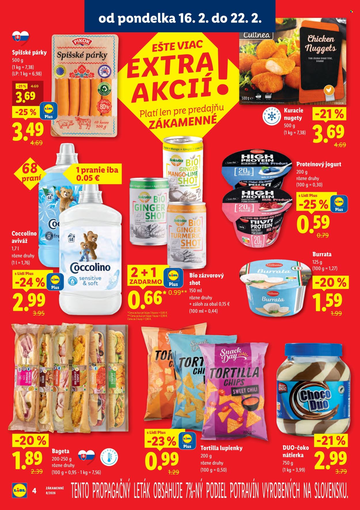 Leták Lidl - 16.2.2026 - 22.2.2026. Strana 4