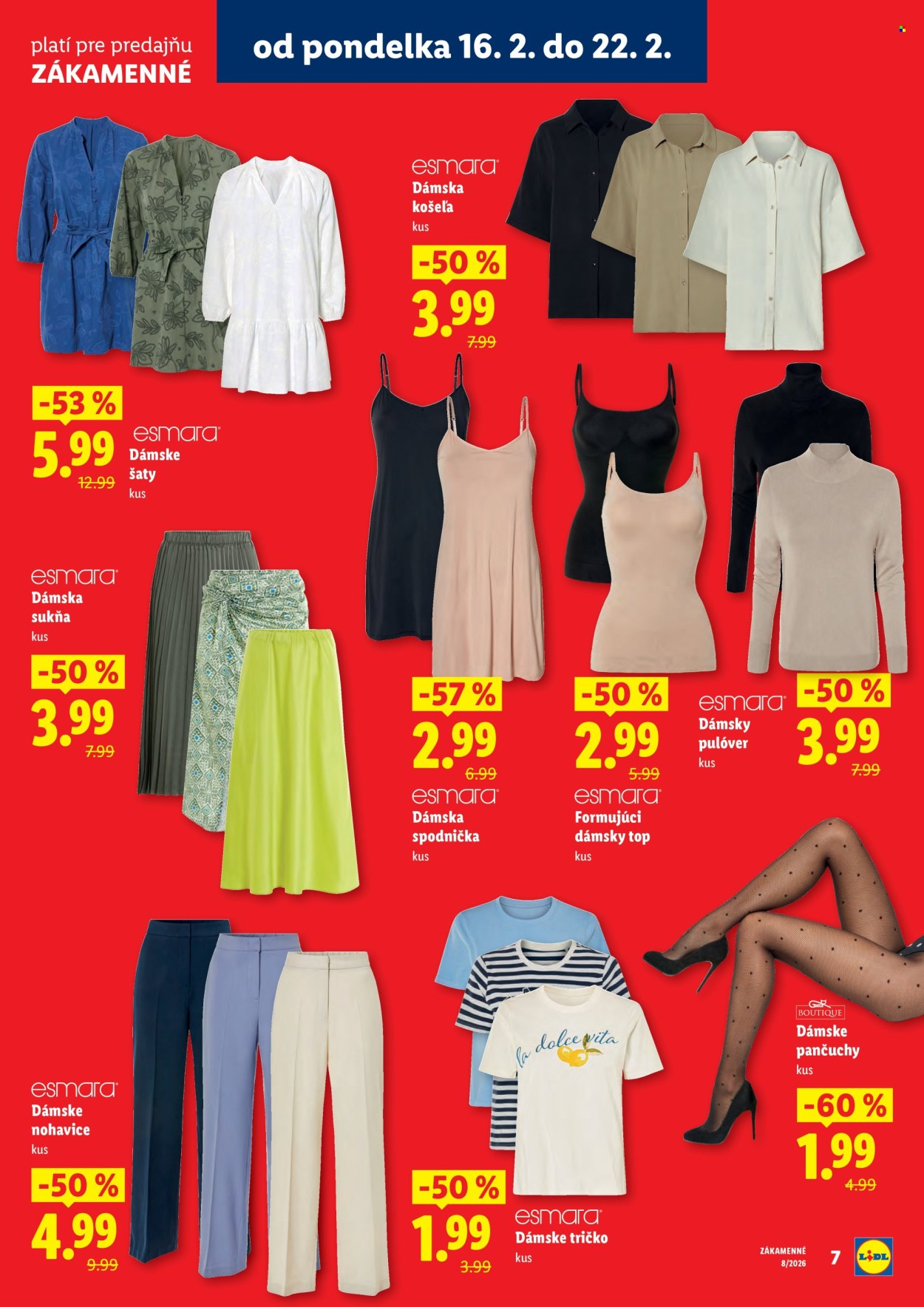 Leták Lidl - 16.2.2026 - 22.2.2026. Strana 7