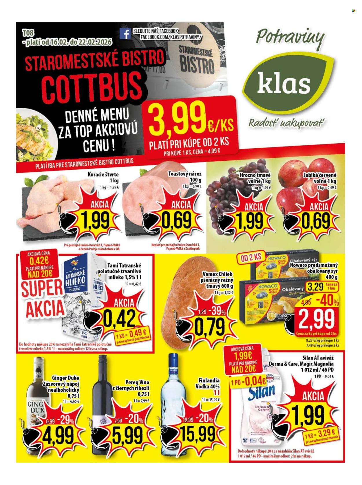 Leták Klas - 16.2.2026 - 22.2.2026. Strana 1