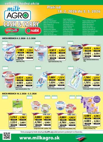 Leták Milk AGRO - 18.2.2026 - 3.3.2026.