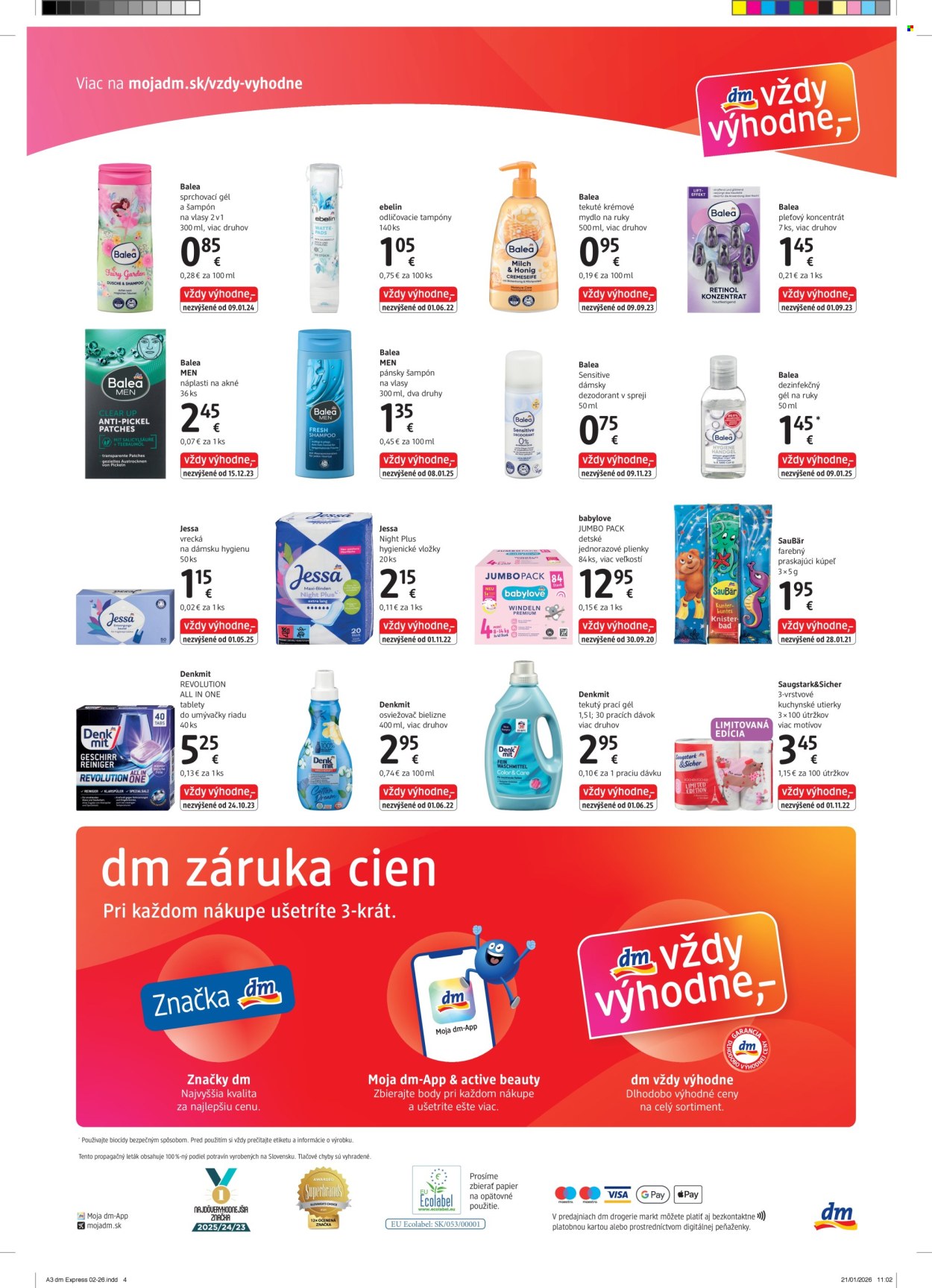 Leták dm drogerie - 1.2.2026 - 28.2.2026. Strana 4