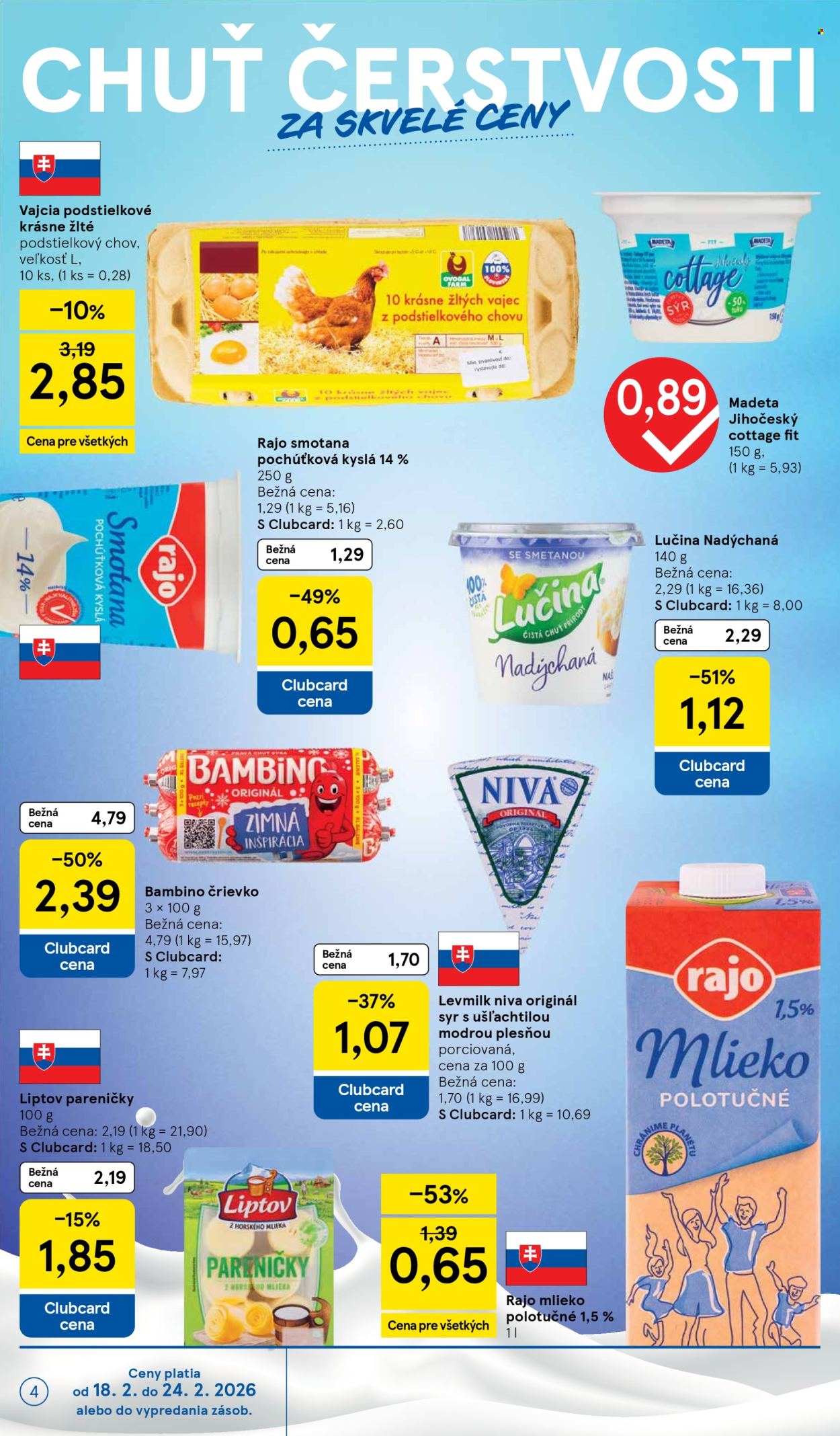 Leták TESCO - 18.2.2026 - 24.2.2026. Strana 4