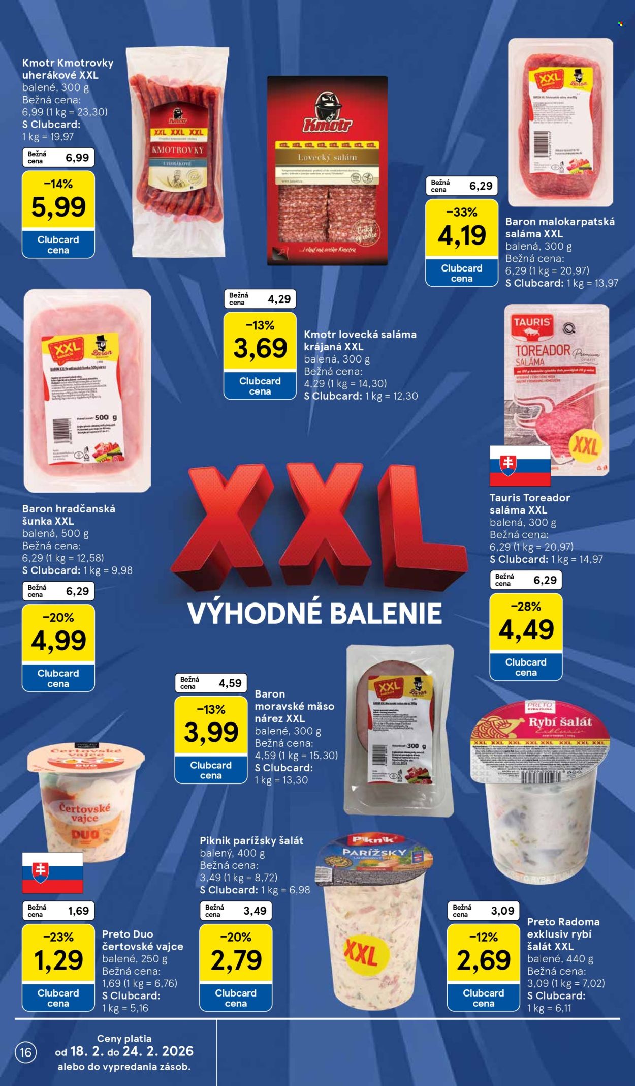 Leták TESCO - 18.2.2026 - 24.2.2026. Strana 16