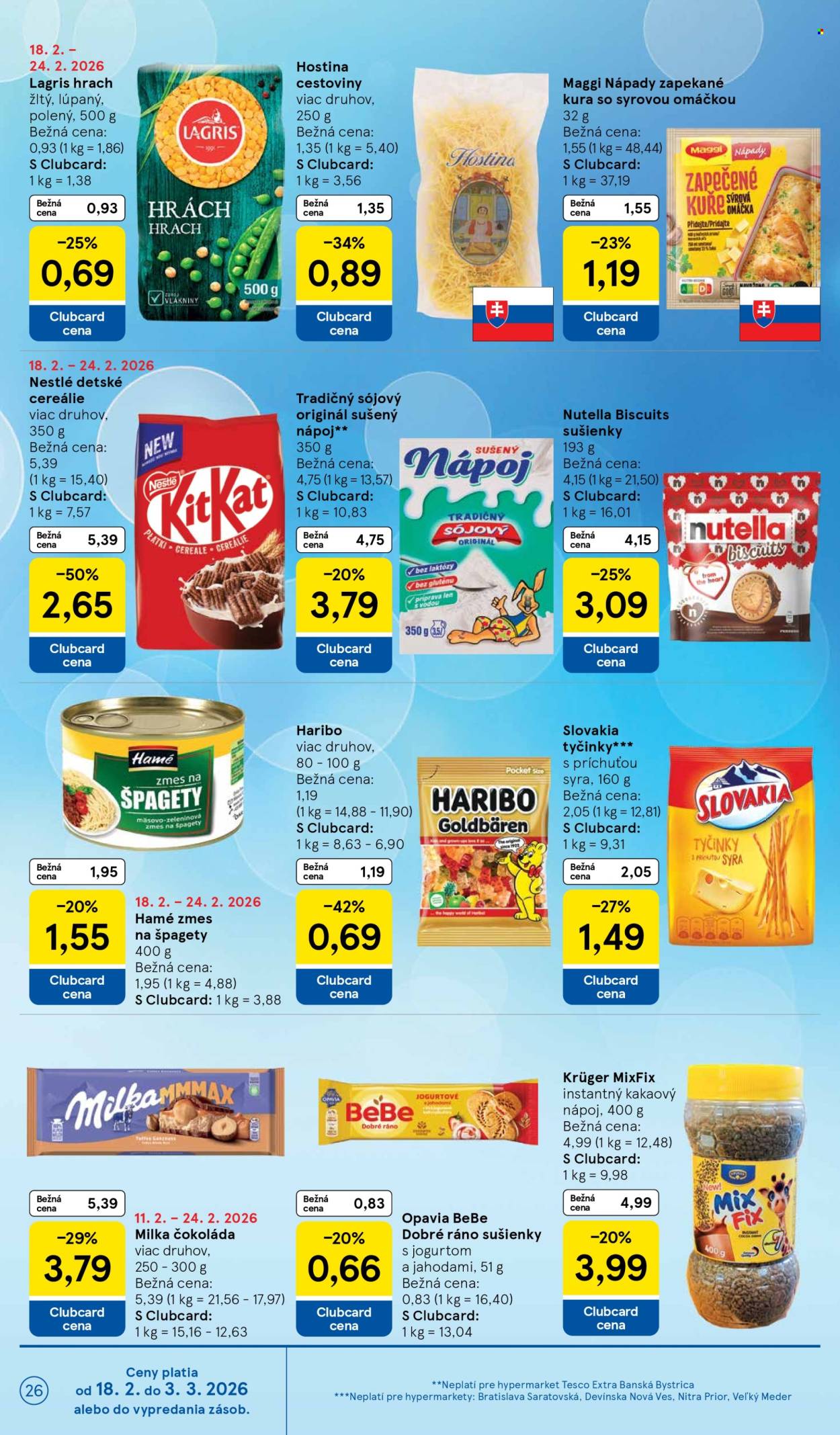 Leták TESCO - 18.2.2026 - 24.2.2026. Strana 26