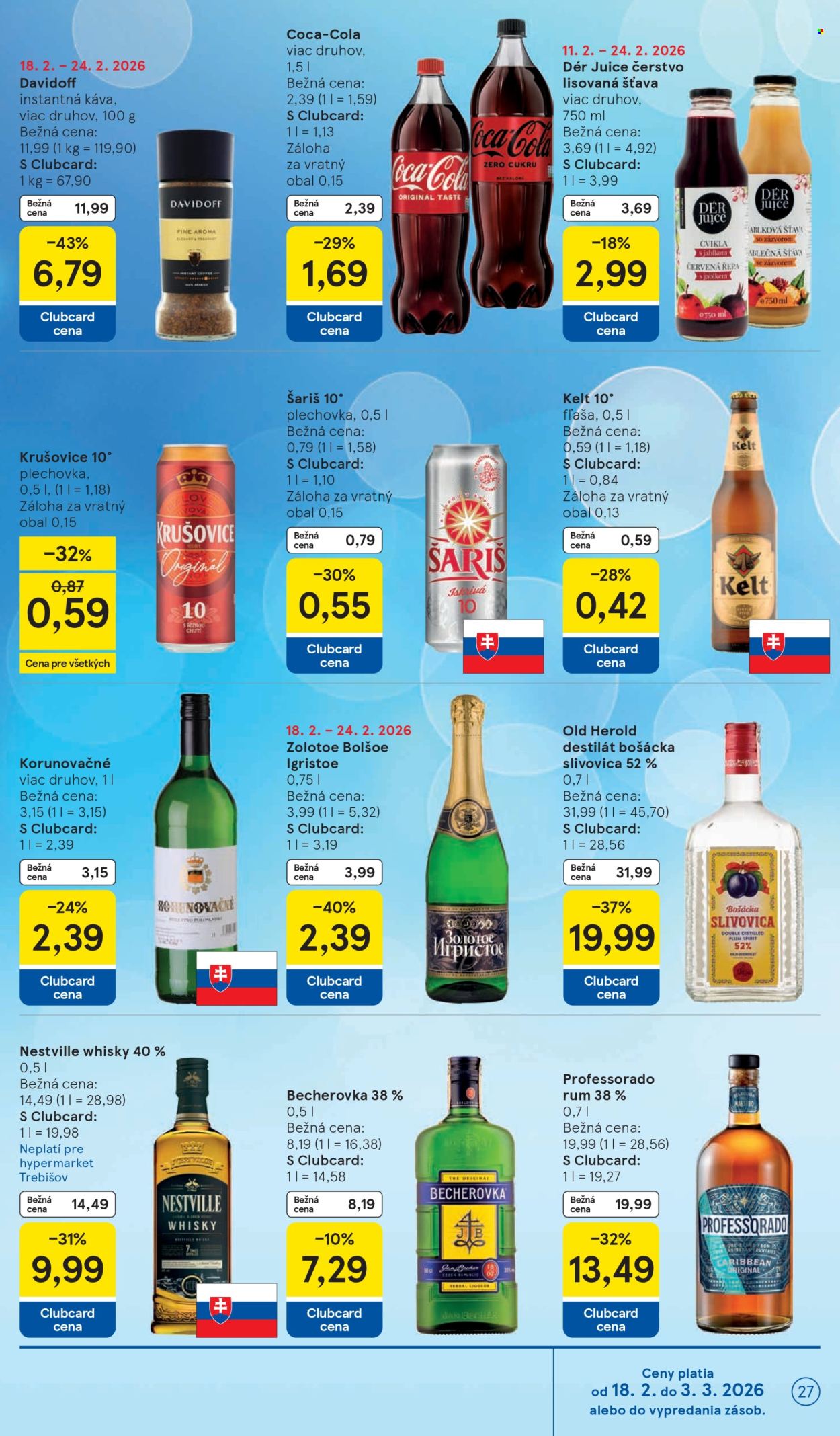 Leták TESCO - 18.2.2026 - 24.2.2026. Strana 27
