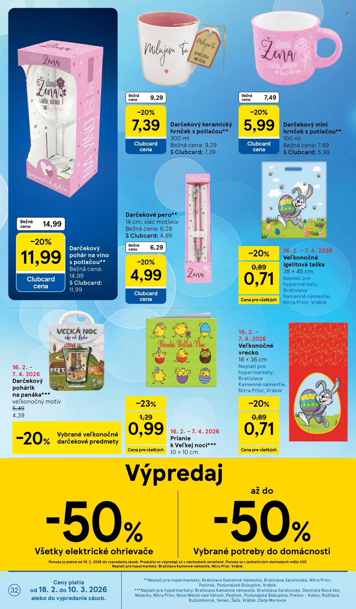 Leták TESCO - 18.2.2026 - 24.2.2026. Strana 32