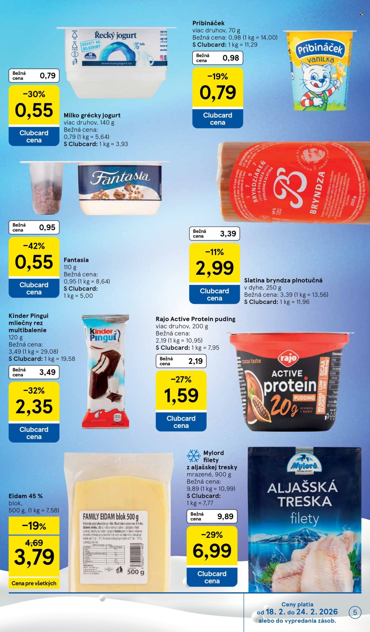 Leták TESCO supermarket - 18.2.2026 - 24.2.2026. Strana 5