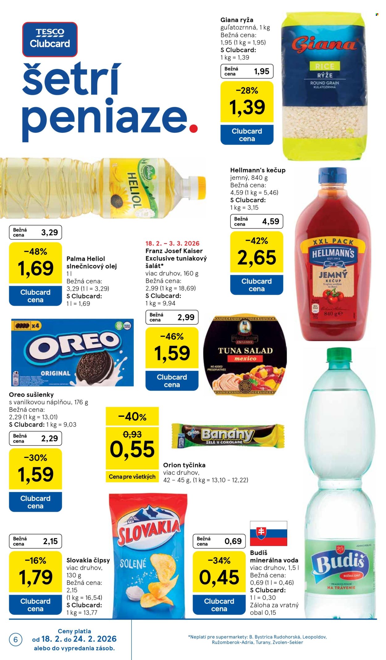 Leták TESCO supermarket - 18.2.2026 - 24.2.2026. Strana 6