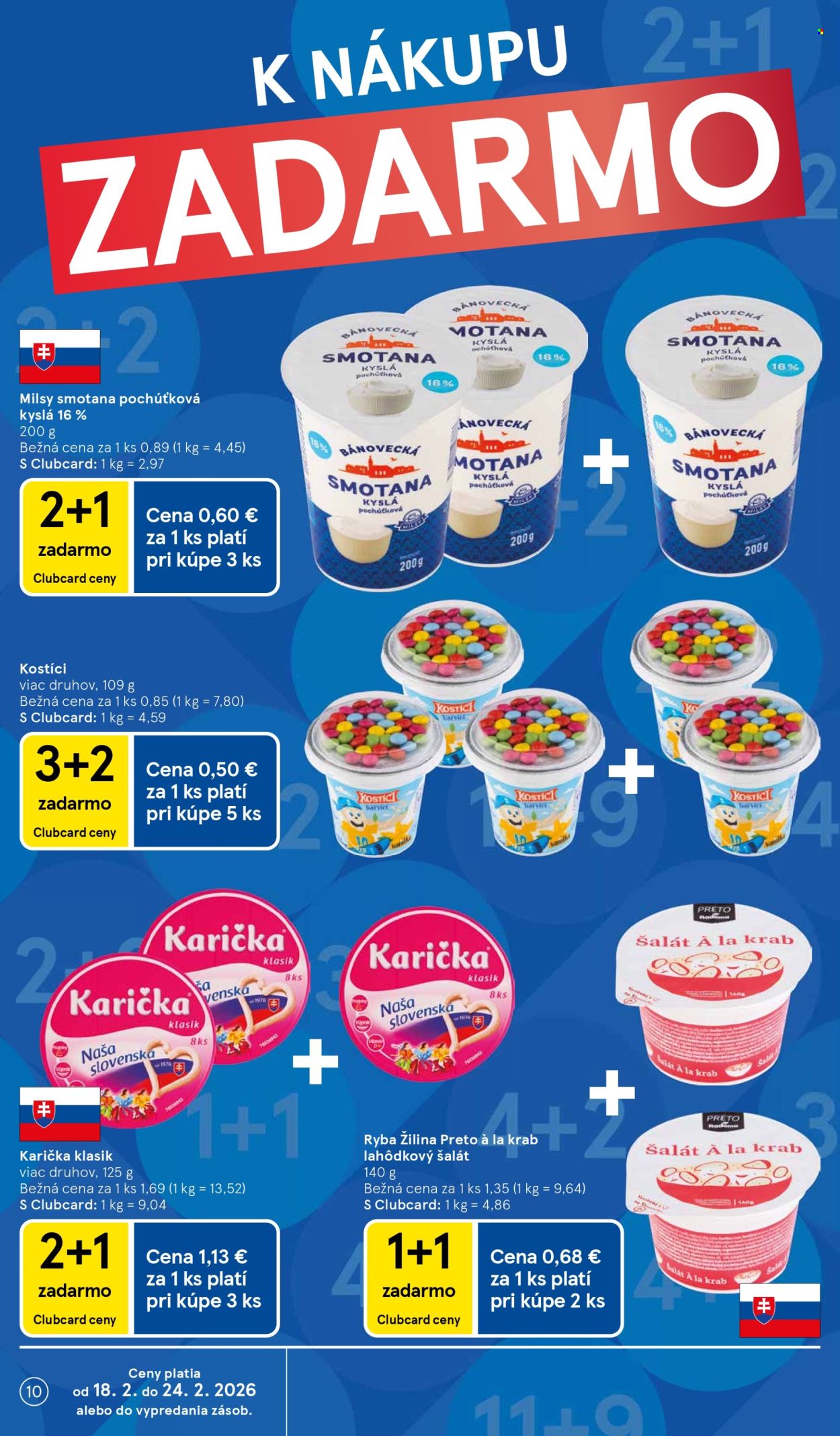 Leták TESCO supermarket - 18.2.2026 - 24.2.2026. Strana 10