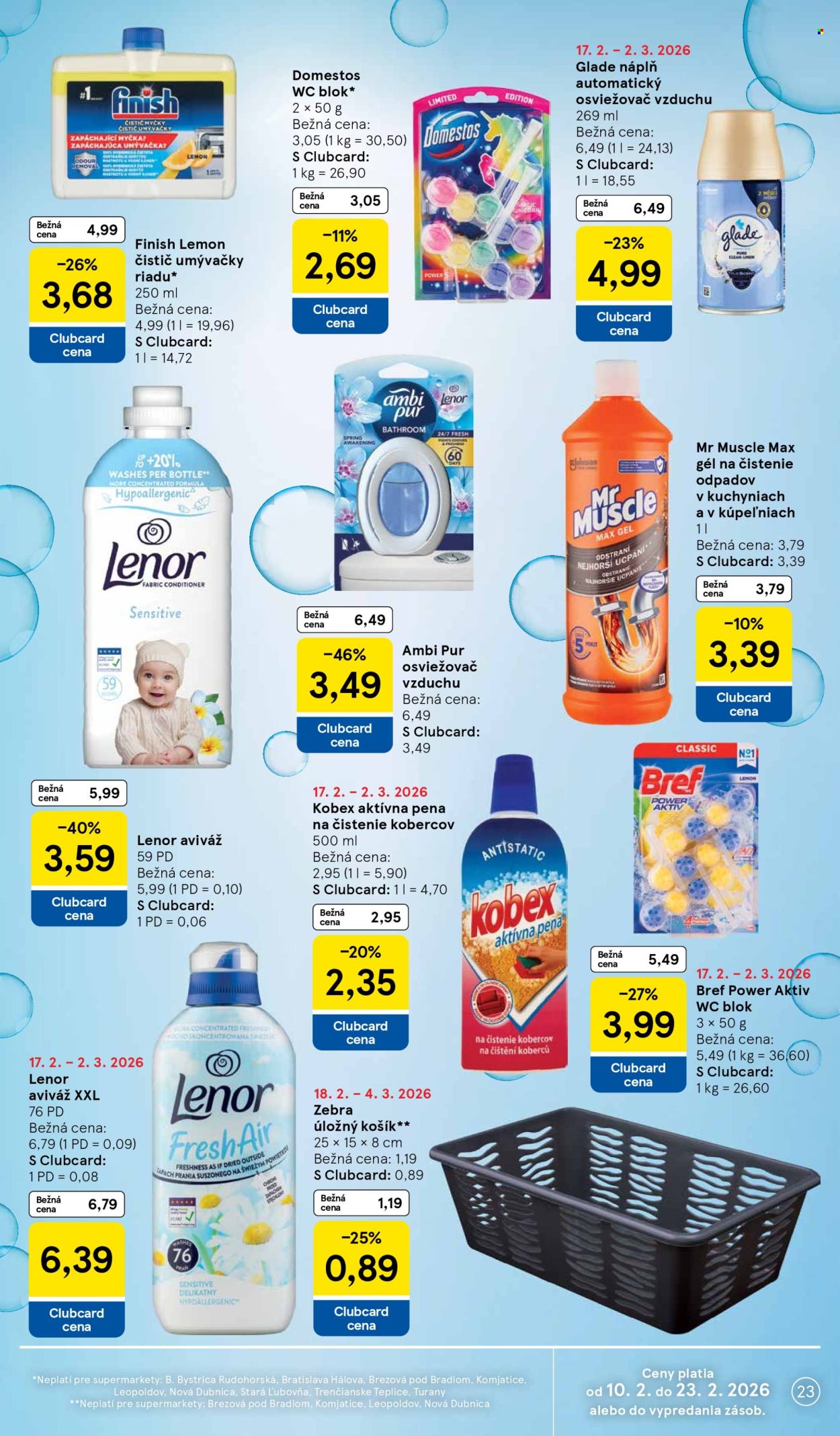 Leták TESCO supermarket - 18.2.2026 - 24.2.2026. Strana 23