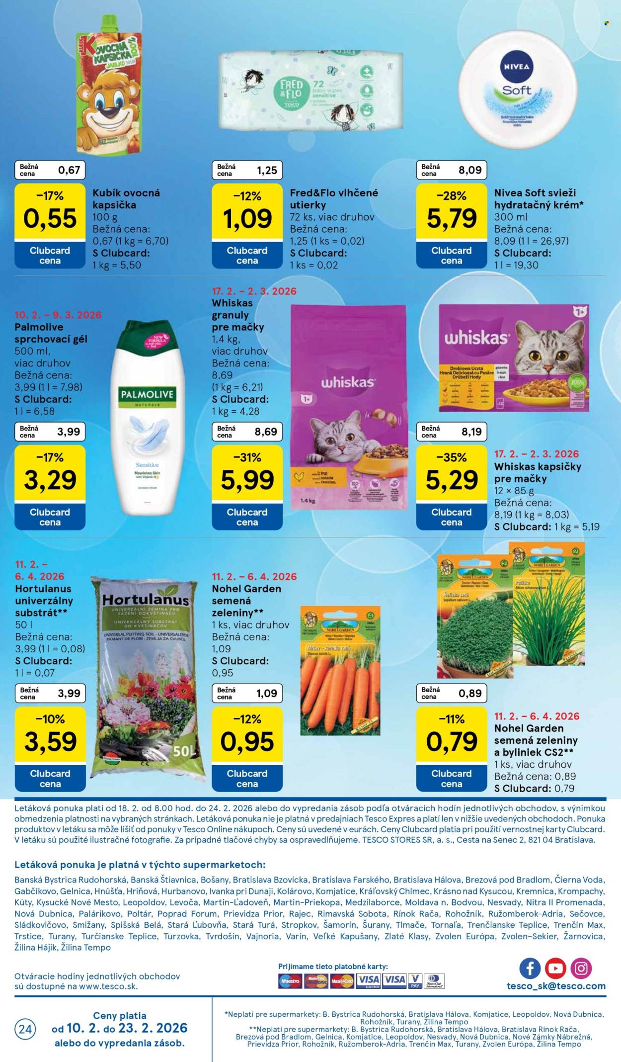 Leták TESCO supermarket - 18.2.2026 - 24.2.2026. Strana 24