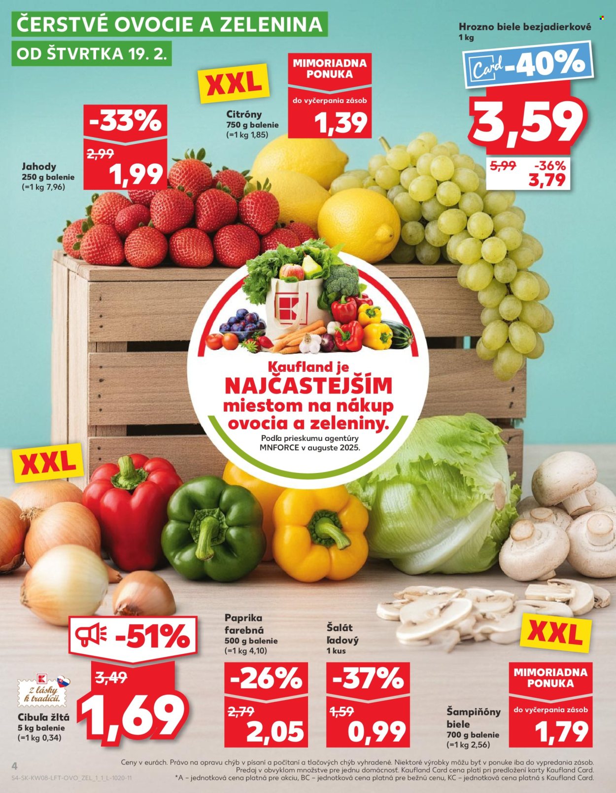 Leták Kaufland - 19.2.2026 - 25.2.2026. Strana 4