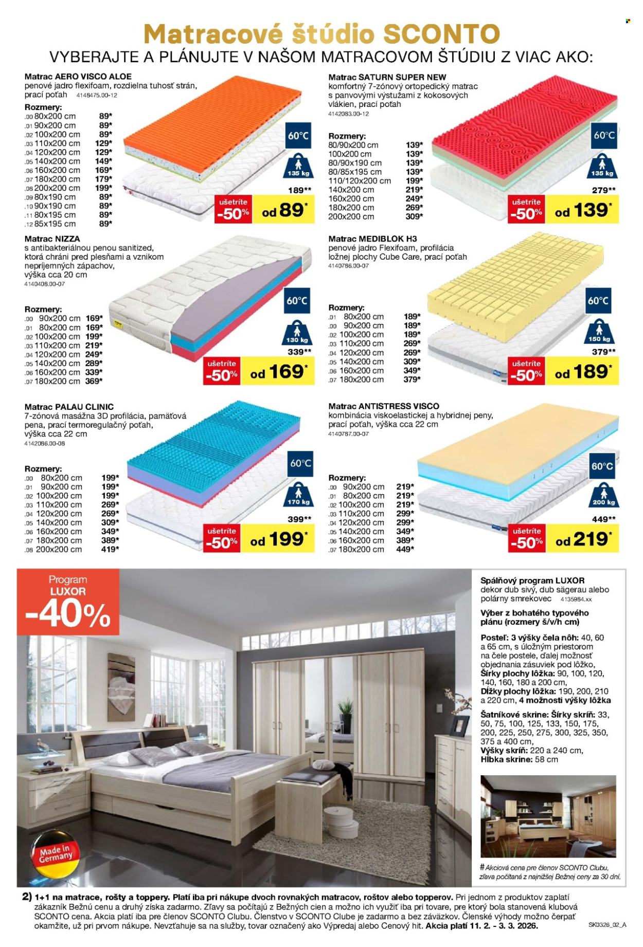 Leták Sconto nábytok - 11.2.2026 - 3.3.2026. Strana 2