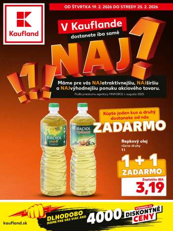 Leták Kaufland - 19.2.2026 - 25.2.2026.