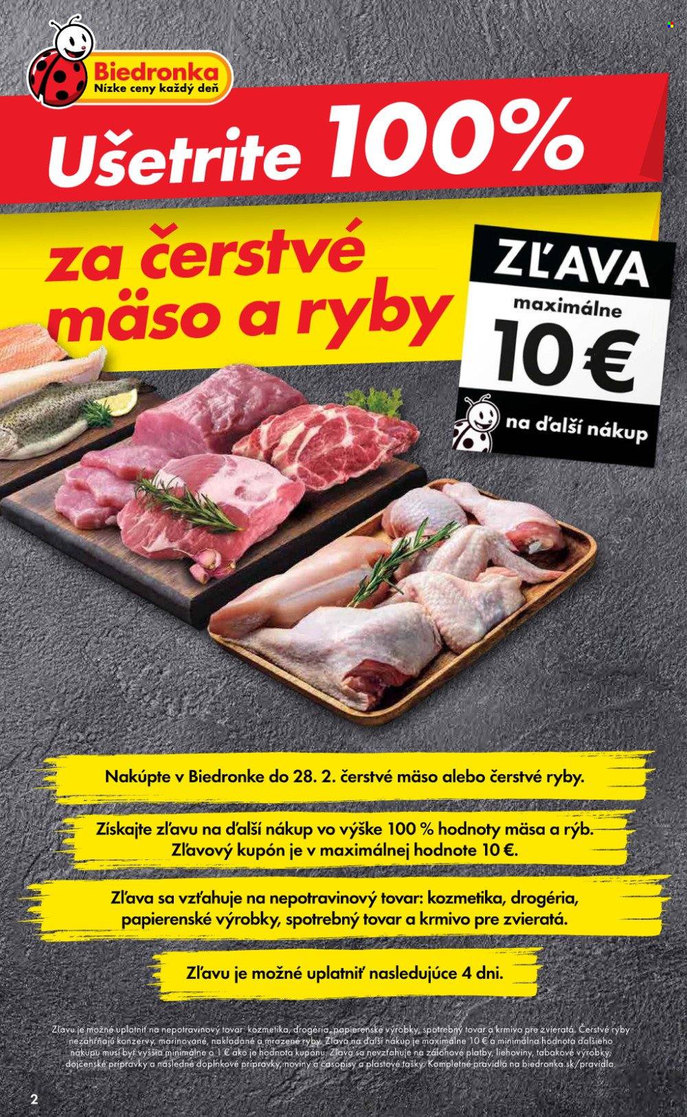 Leták Biedronka - 19.2.2026 - 25.2.2026. Strana 2