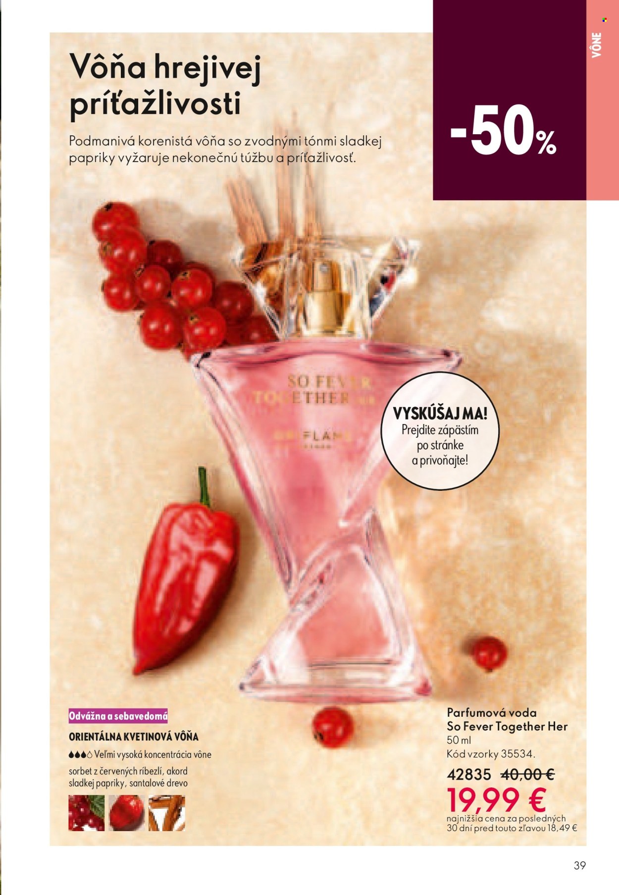 Leták Oriflame - 4.3.2026 - 24.3.2026. Strana 39