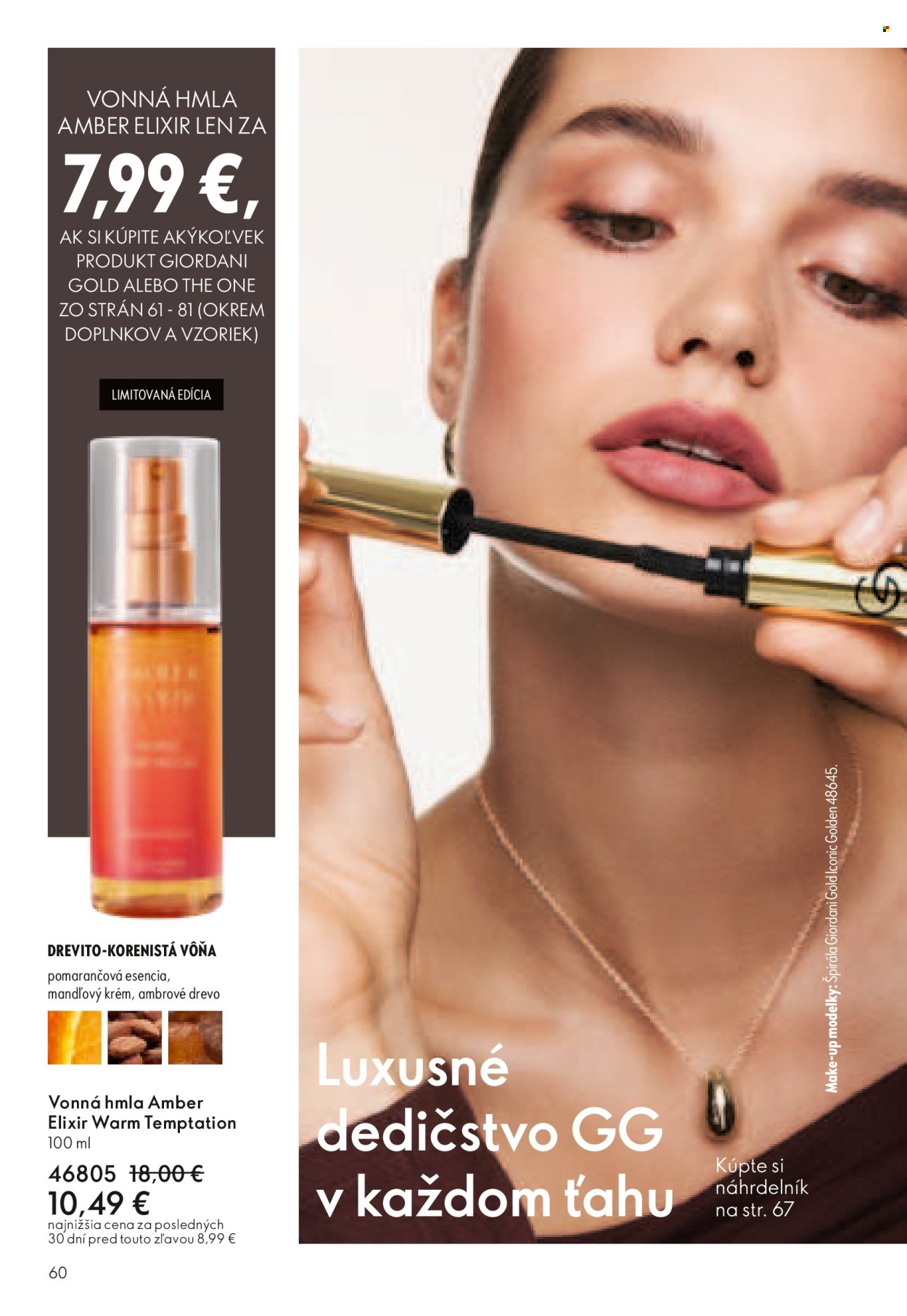 Leták Oriflame - 4.3.2026 - 24.3.2026. Strana 60