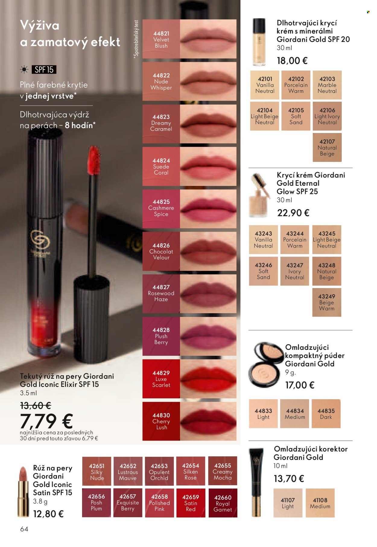 Leták Oriflame - 4.3.2026 - 24.3.2026. Strana 64