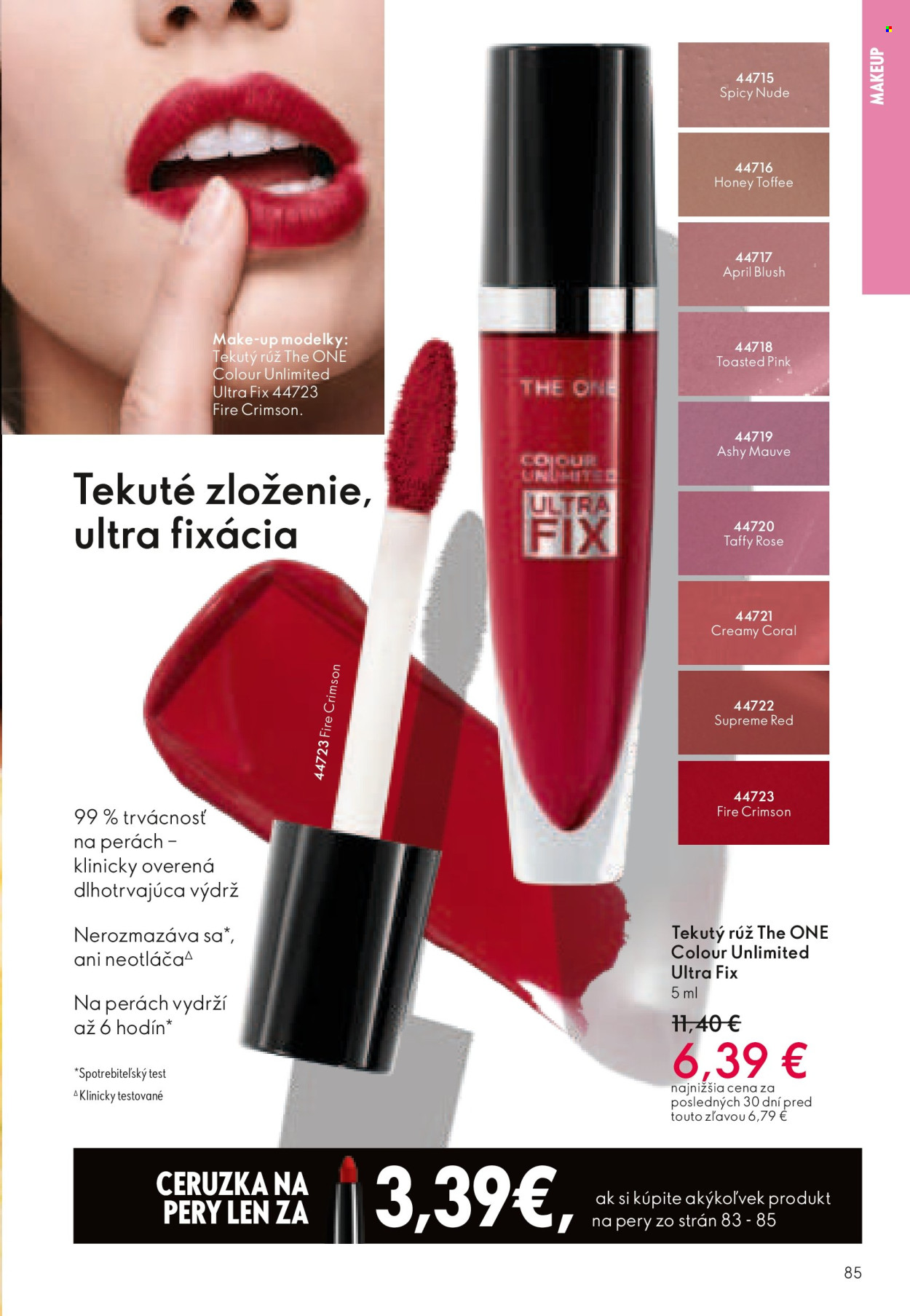 Leták Oriflame - 4.3.2026 - 24.3.2026. Strana 85