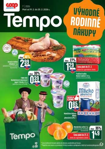 Leták COOP Jednota - 19.2.2026 - 25.2.2026.