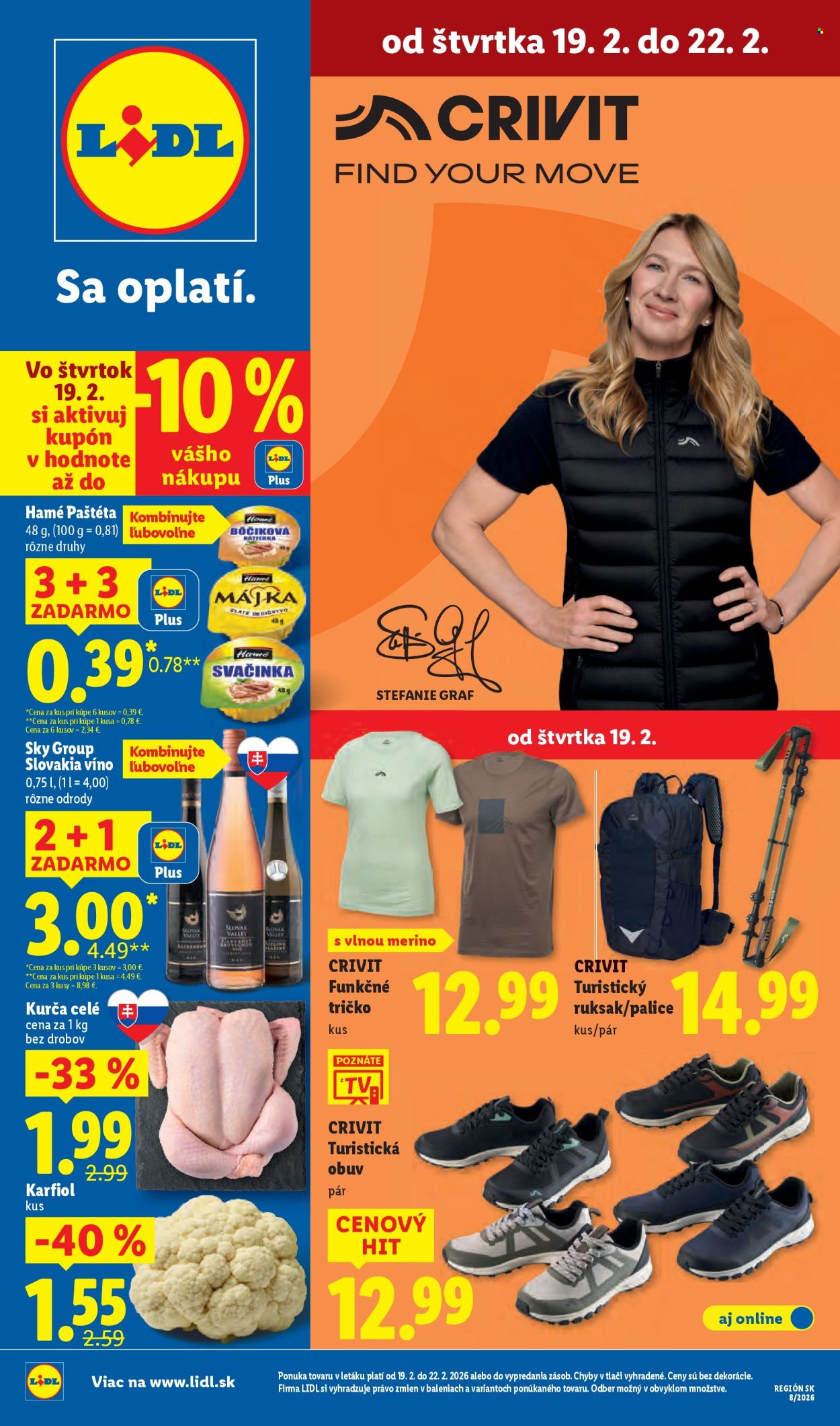 Leták Lidl - 19.2.2026 - 22.2.2026. Strana 1