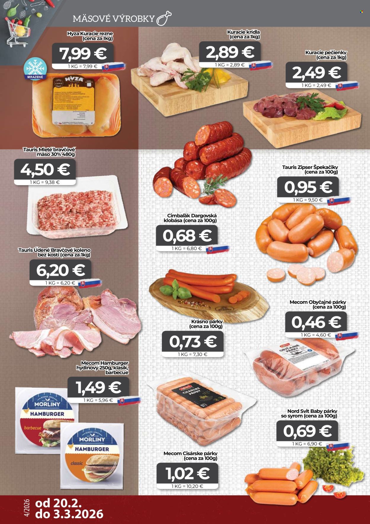 Leták CBA Komfos - 20.2.2026 - 3.3.2026. Strana 2