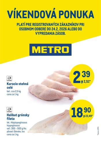 Leták Metro - 19.2.2026 - 24.2.2026.