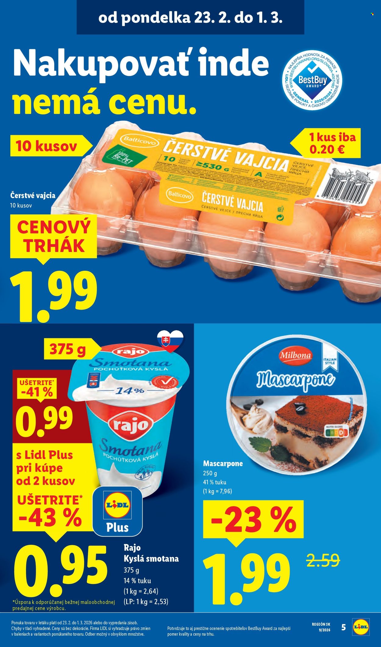 Leták Lidl - 23.2.2026 - 1.3.2026. Strana 5