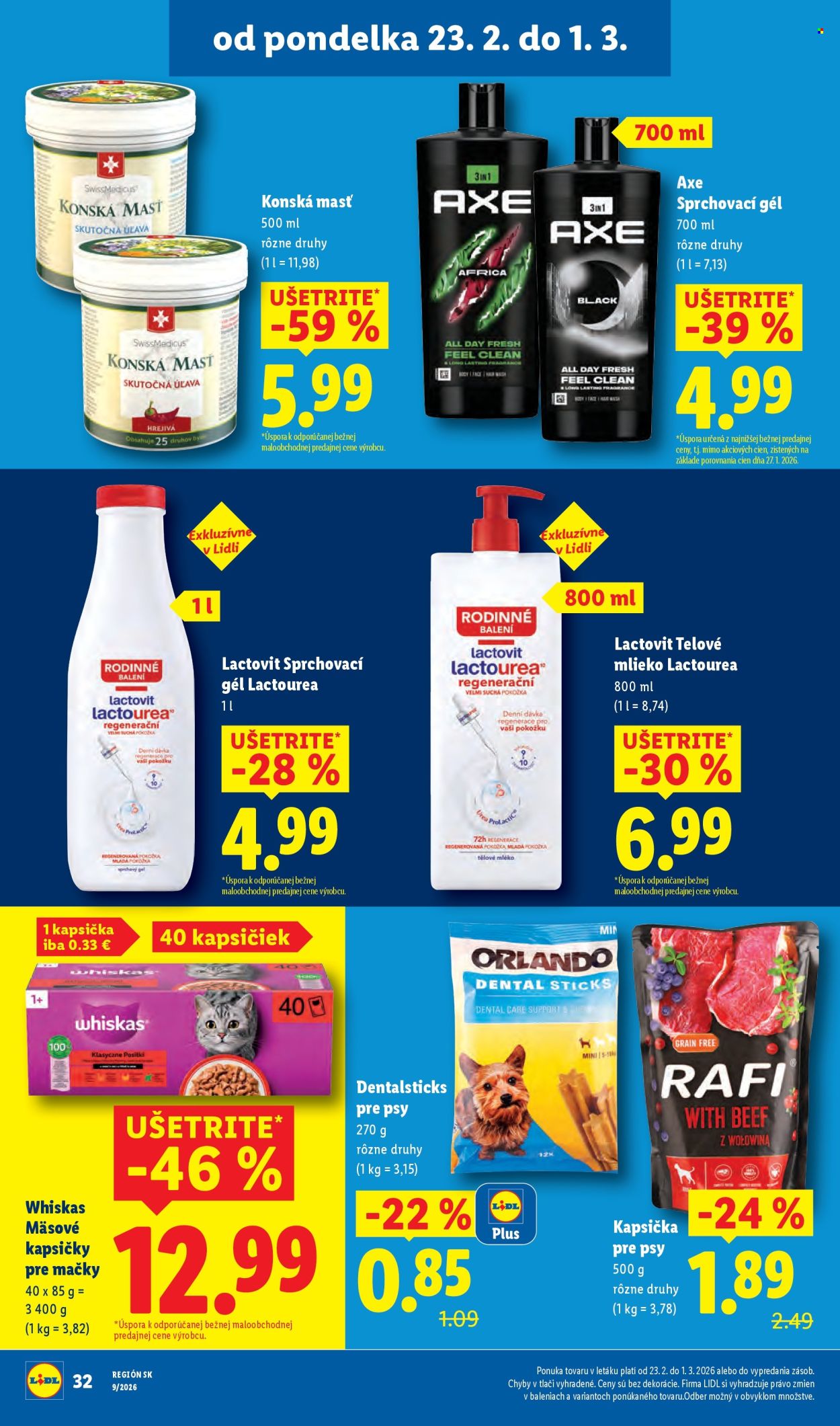 Leták Lidl - 23.2.2026 - 1.3.2026. Strana 38