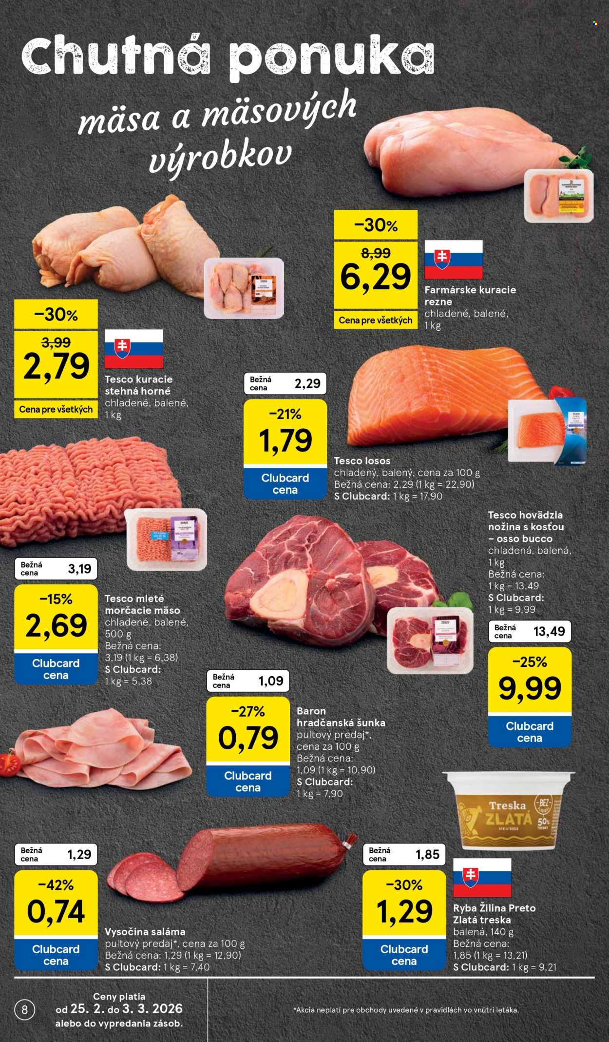 Leták TESCO - 25.2.2026 - 3.3.2026. Strana 8