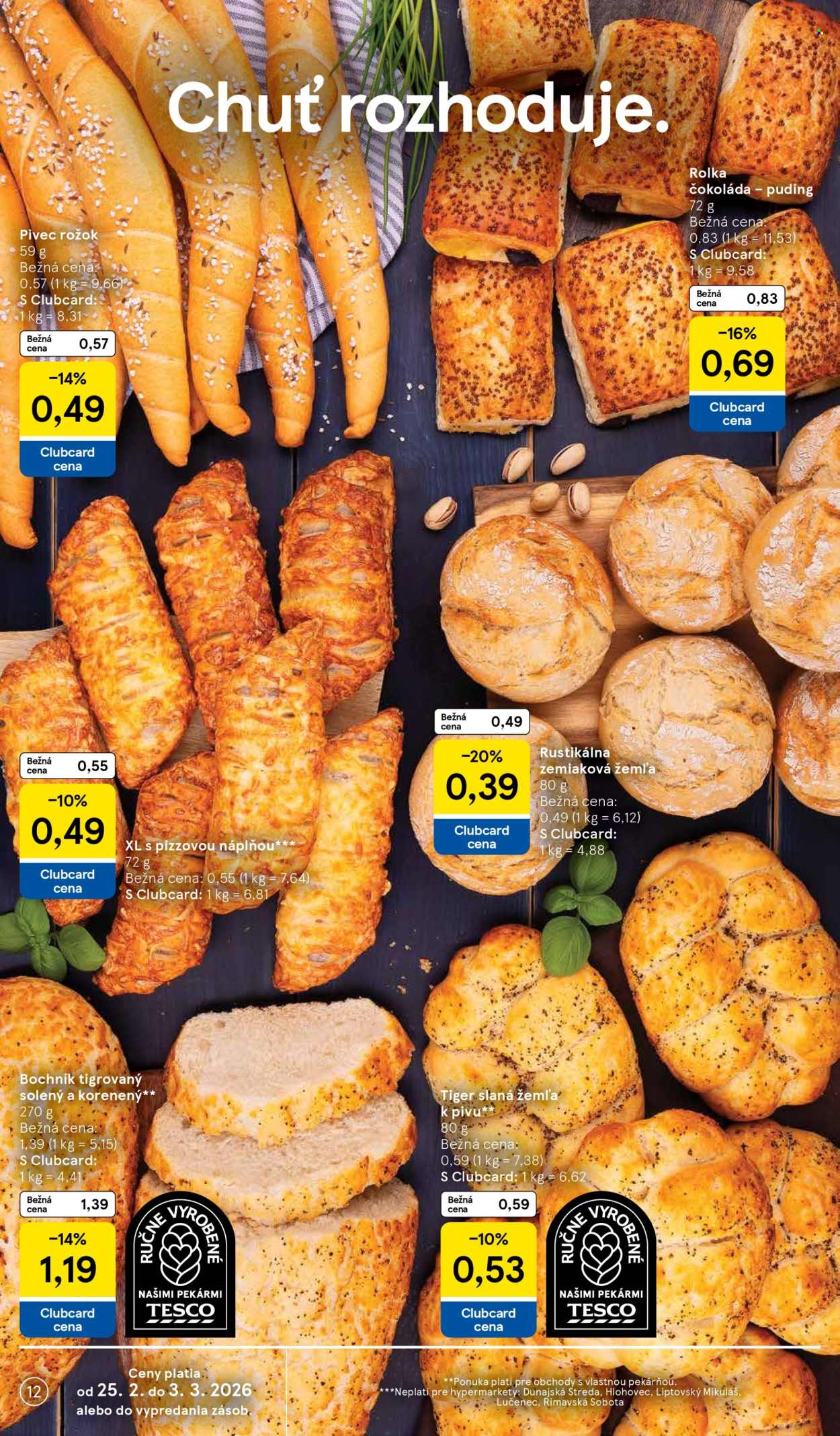 Leták TESCO - 25.2.2026 - 3.3.2026. Strana 12
