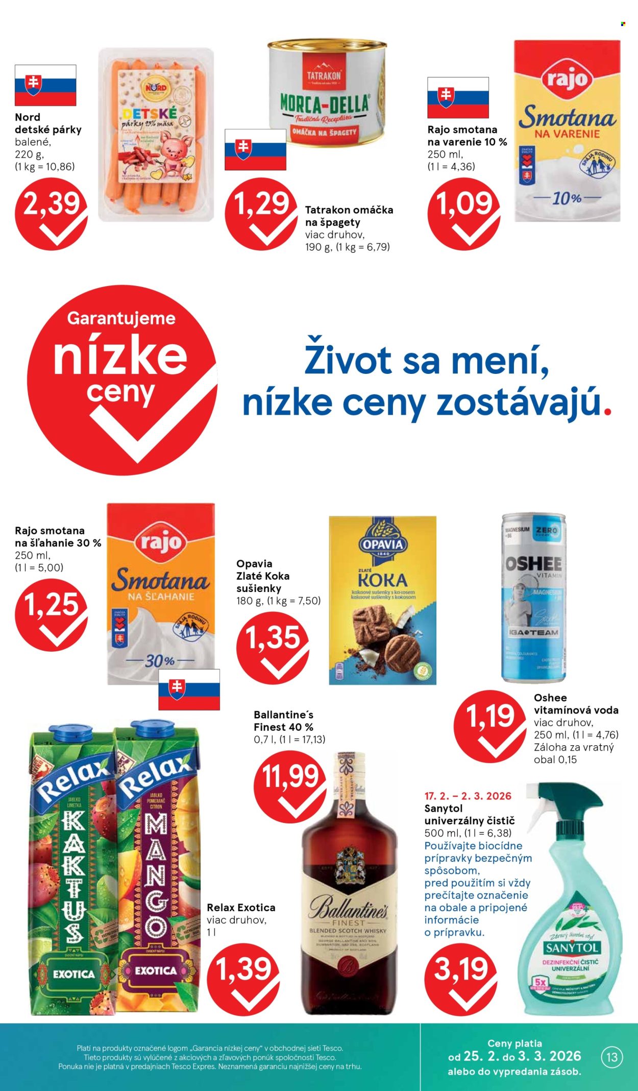 Leták TESCO - 25.2.2026 - 3.3.2026. Strana 13