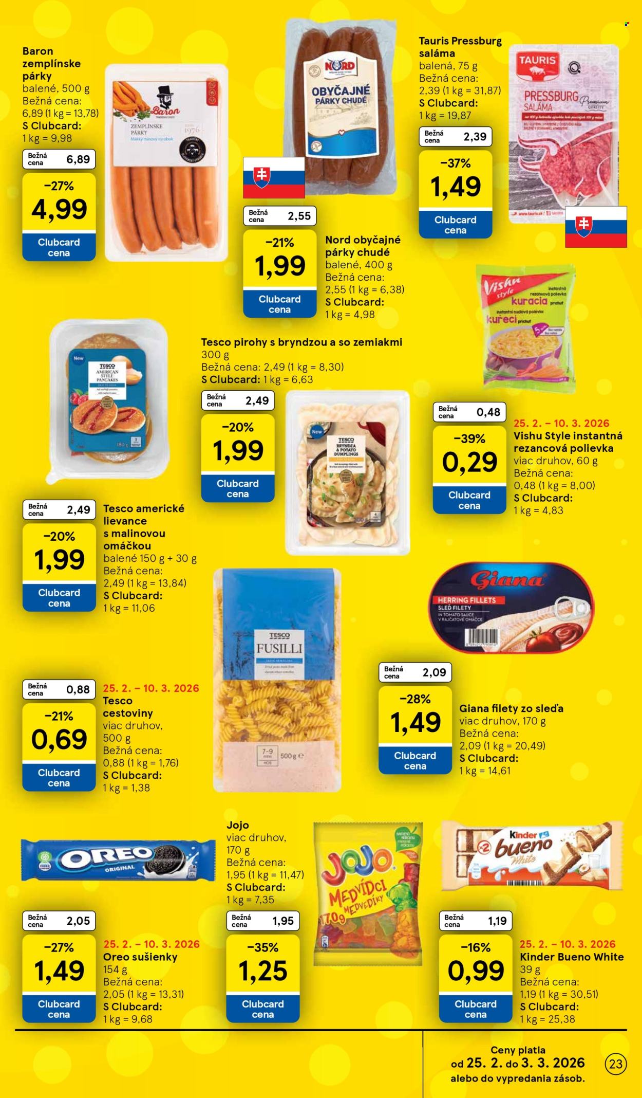 Leták TESCO - 25.2.2026 - 3.3.2026. Strana 23