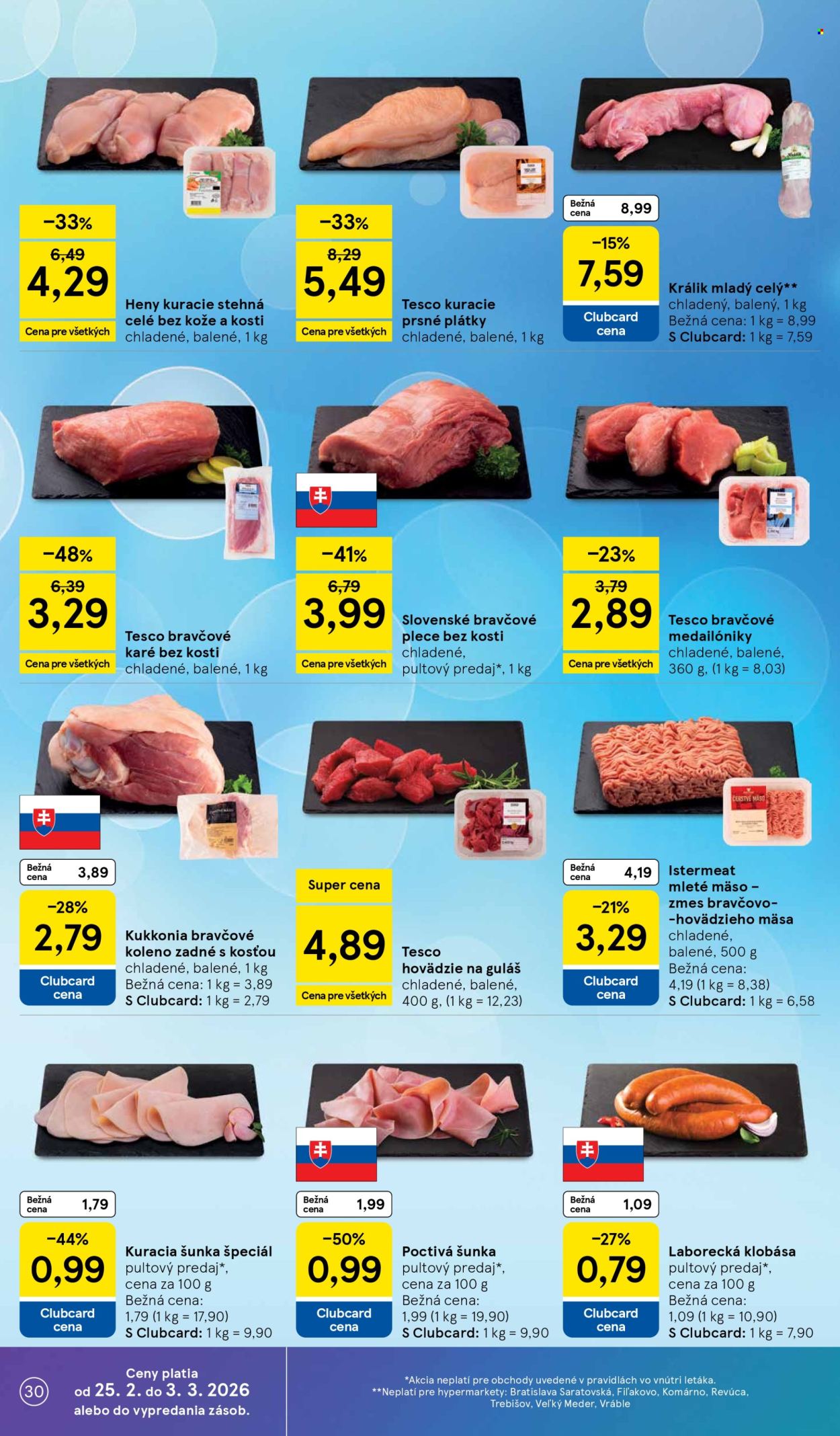 Leták TESCO - 25.2.2026 - 3.3.2026. Strana 30