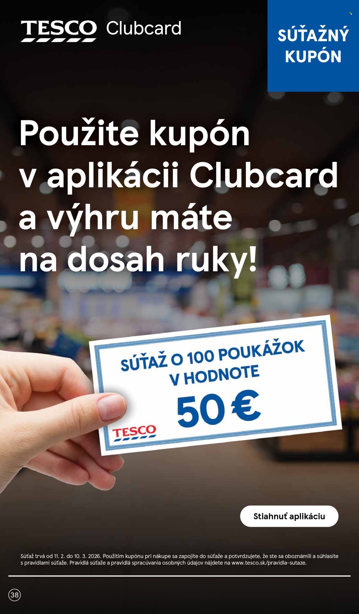 Leták TESCO - 25.2.2026 - 3.3.2026. Strana 38