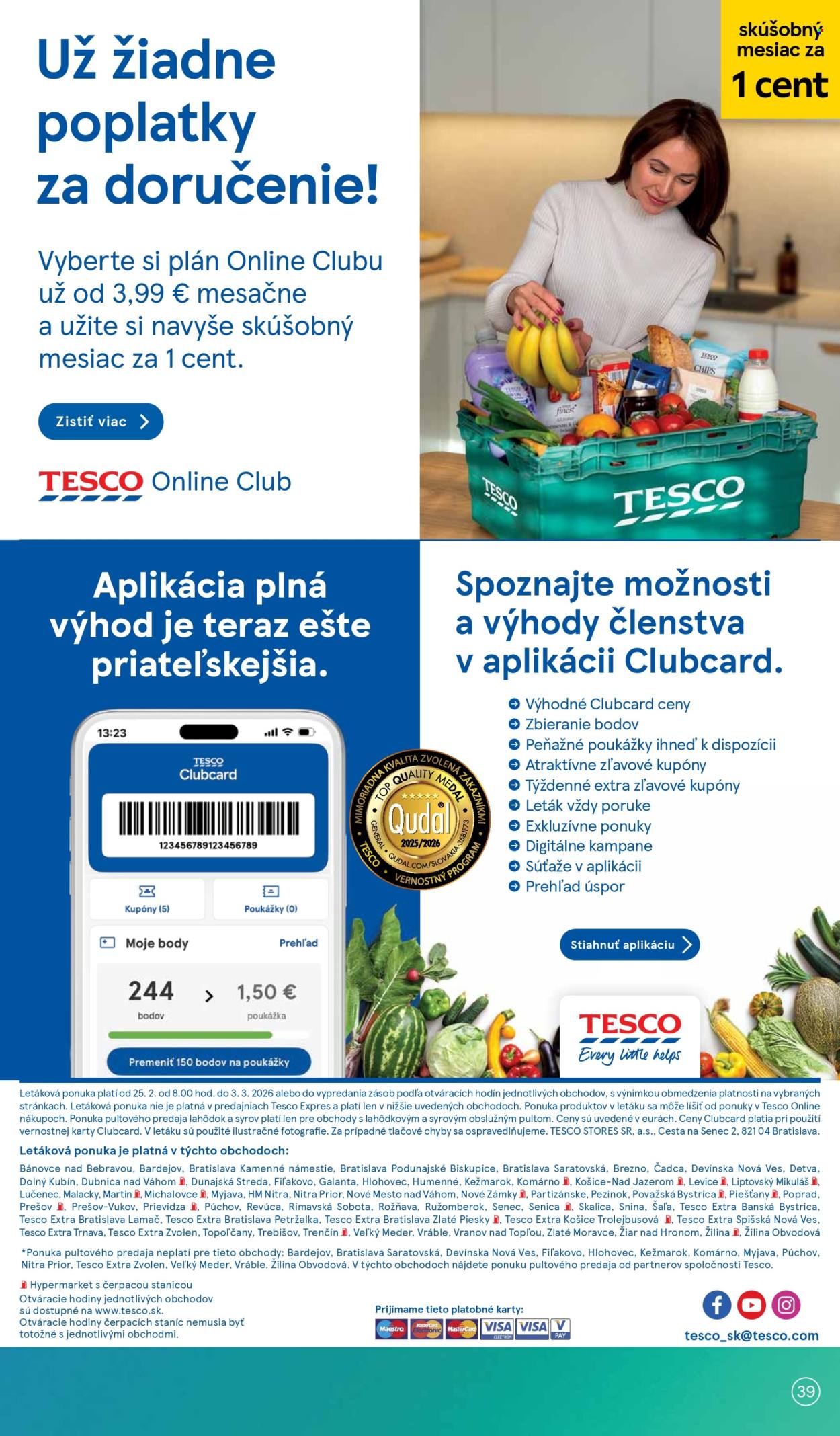Leták TESCO - 25.2.2026 - 3.3.2026. Strana 39