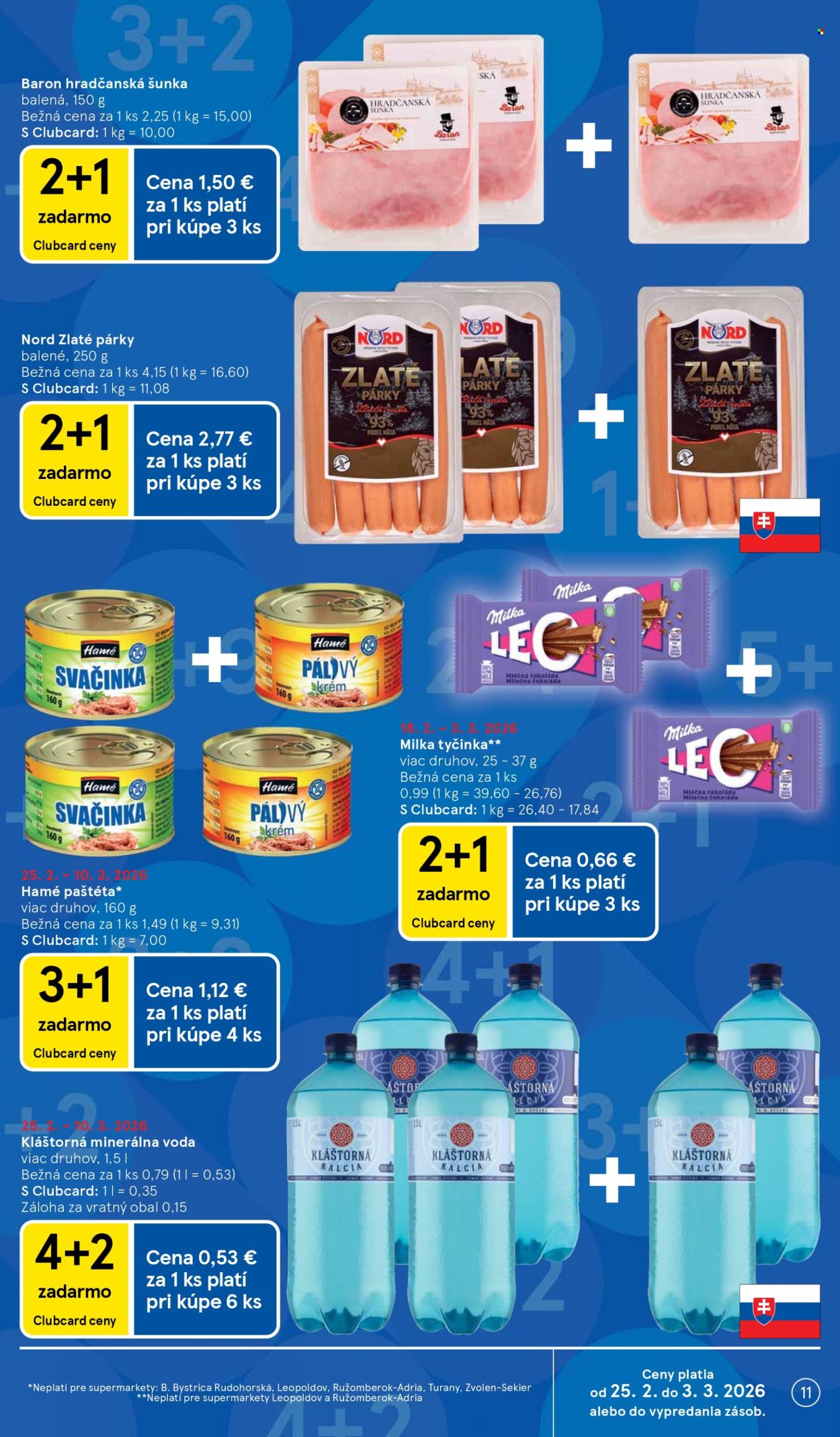 Leták TESCO supermarket - 25.2.2026 - 3.3.2026. Strana 11