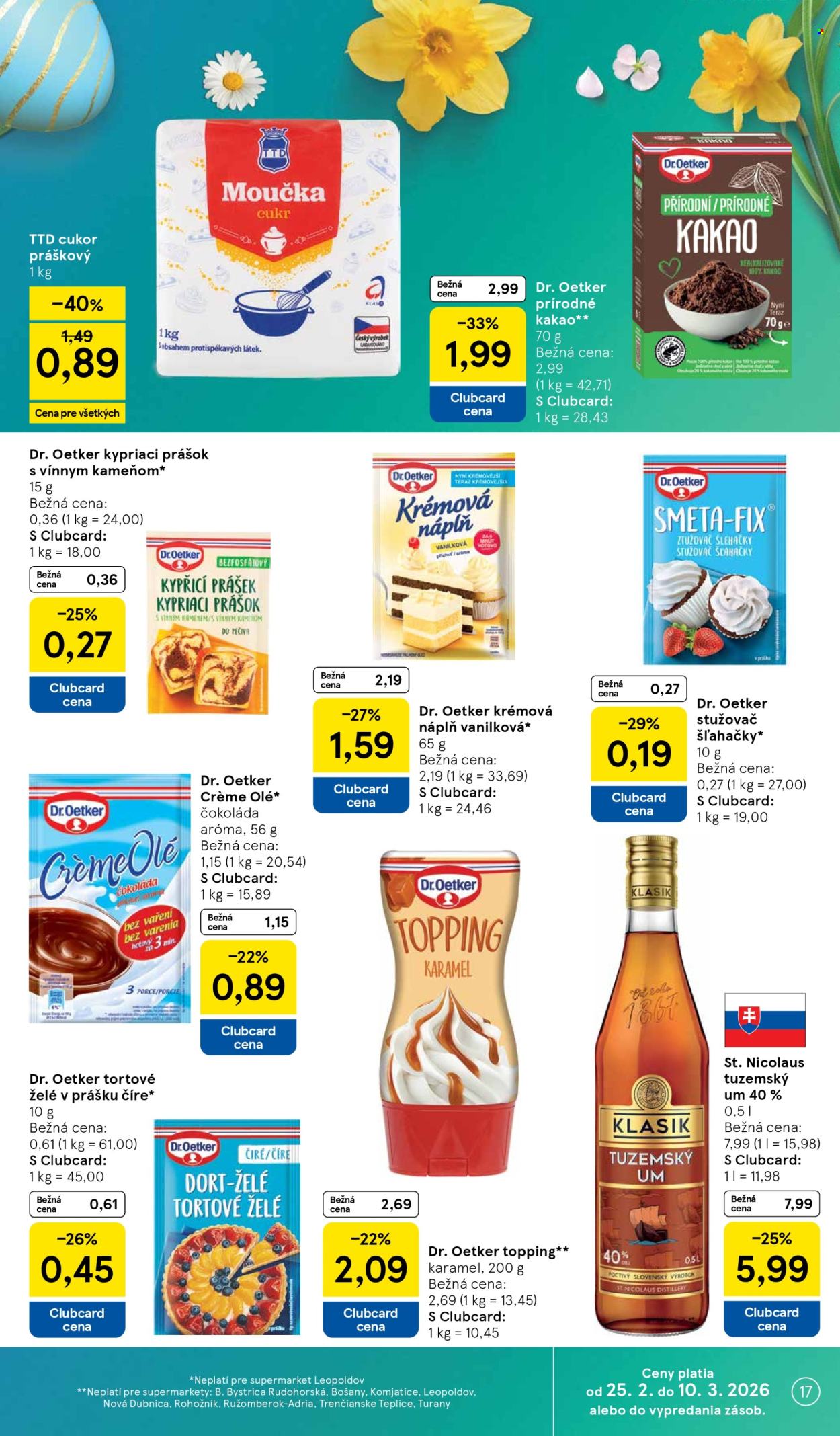 Leták TESCO supermarket - 25.2.2026 - 3.3.2026. Strana 17