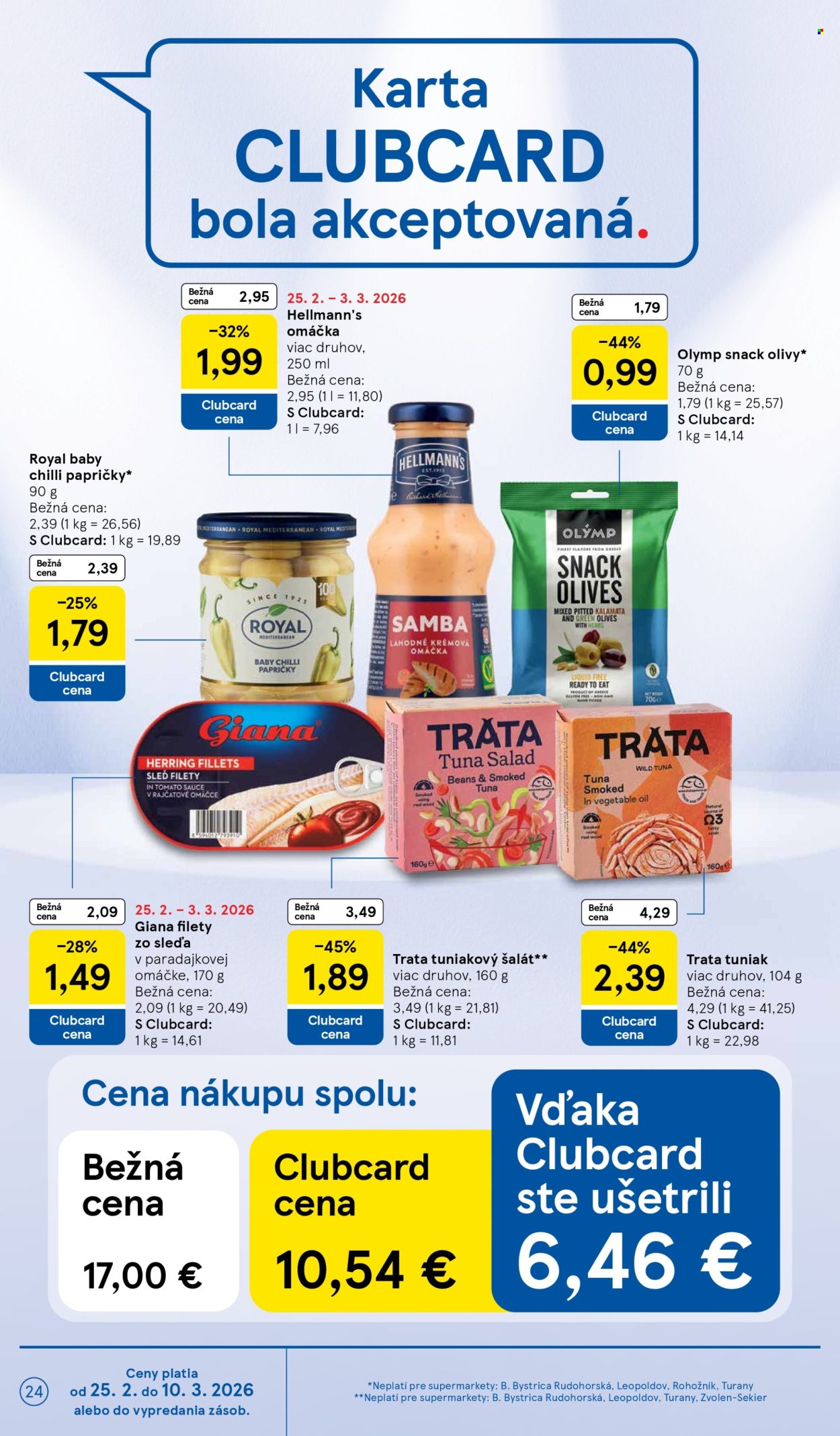 Leták TESCO supermarket - 25.2.2026 - 3.3.2026. Strana 24