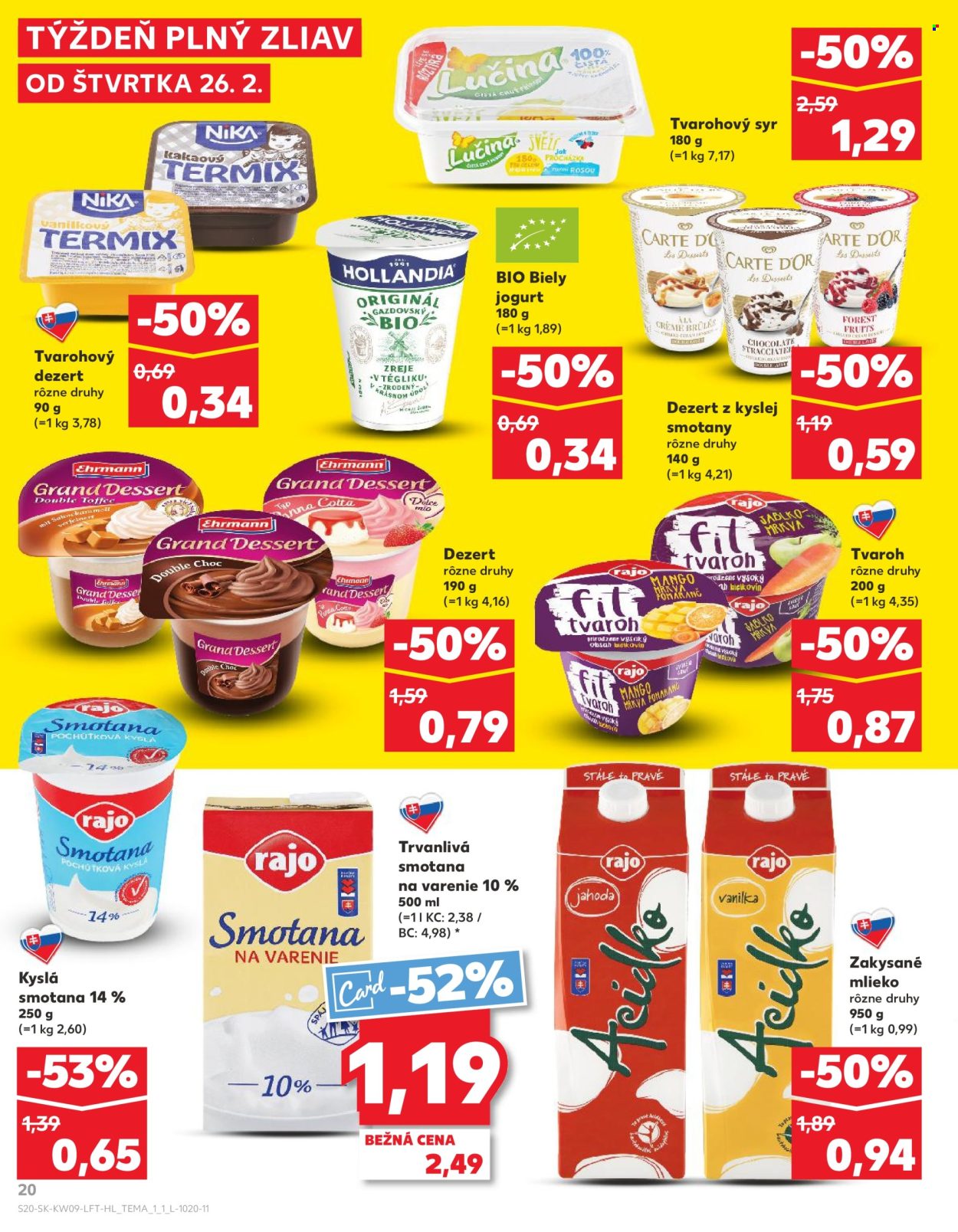 Leták Kaufland - 26.2.2026 - 4.3.2026. Strana 20