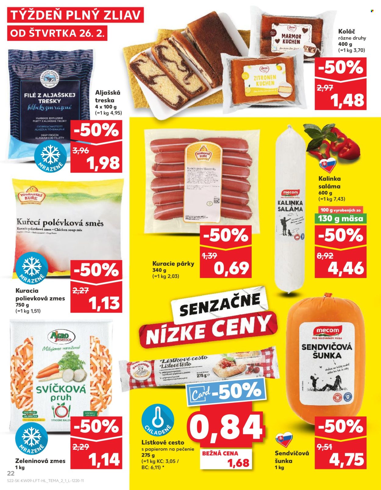 Leták Kaufland - 26.2.2026 - 4.3.2026. Strana 22